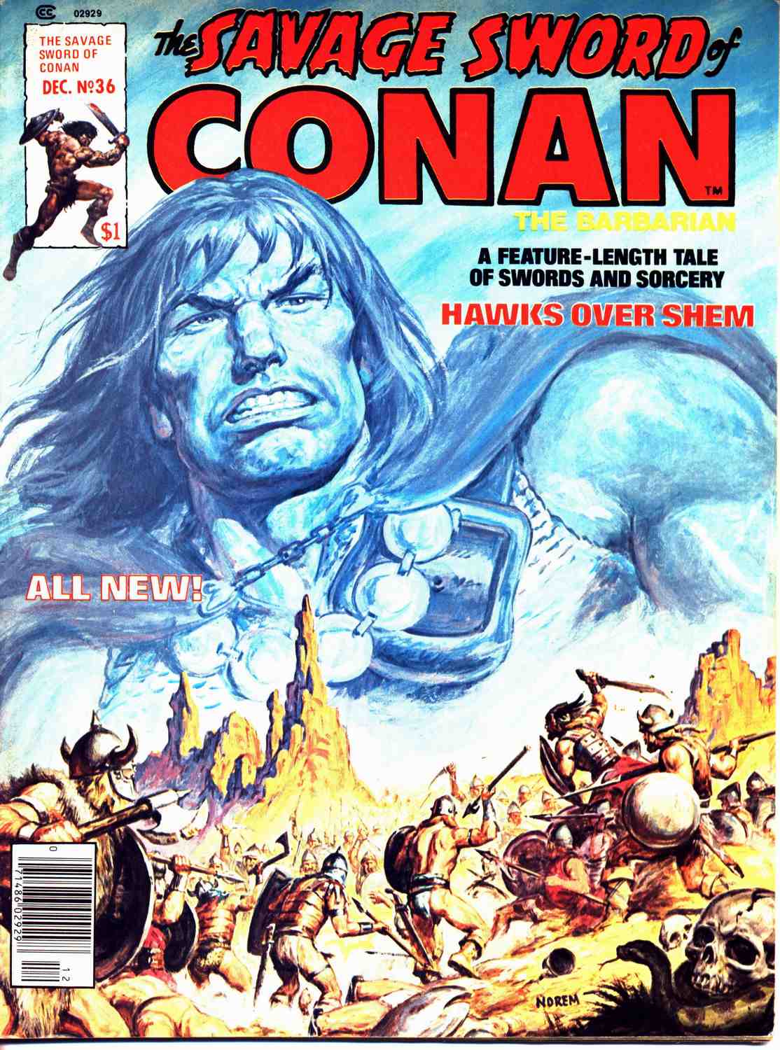 Read online The Savage Sword Of Conan comic -  Issue #36 - 1