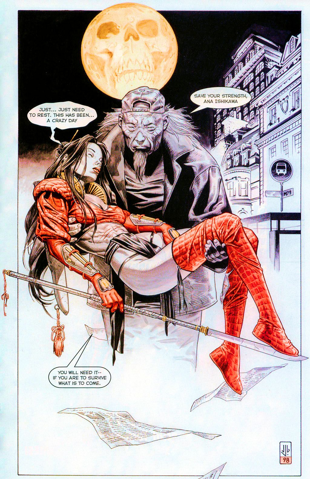 Read online Shi: Black, White & Red comic -  Issue #1 - 21