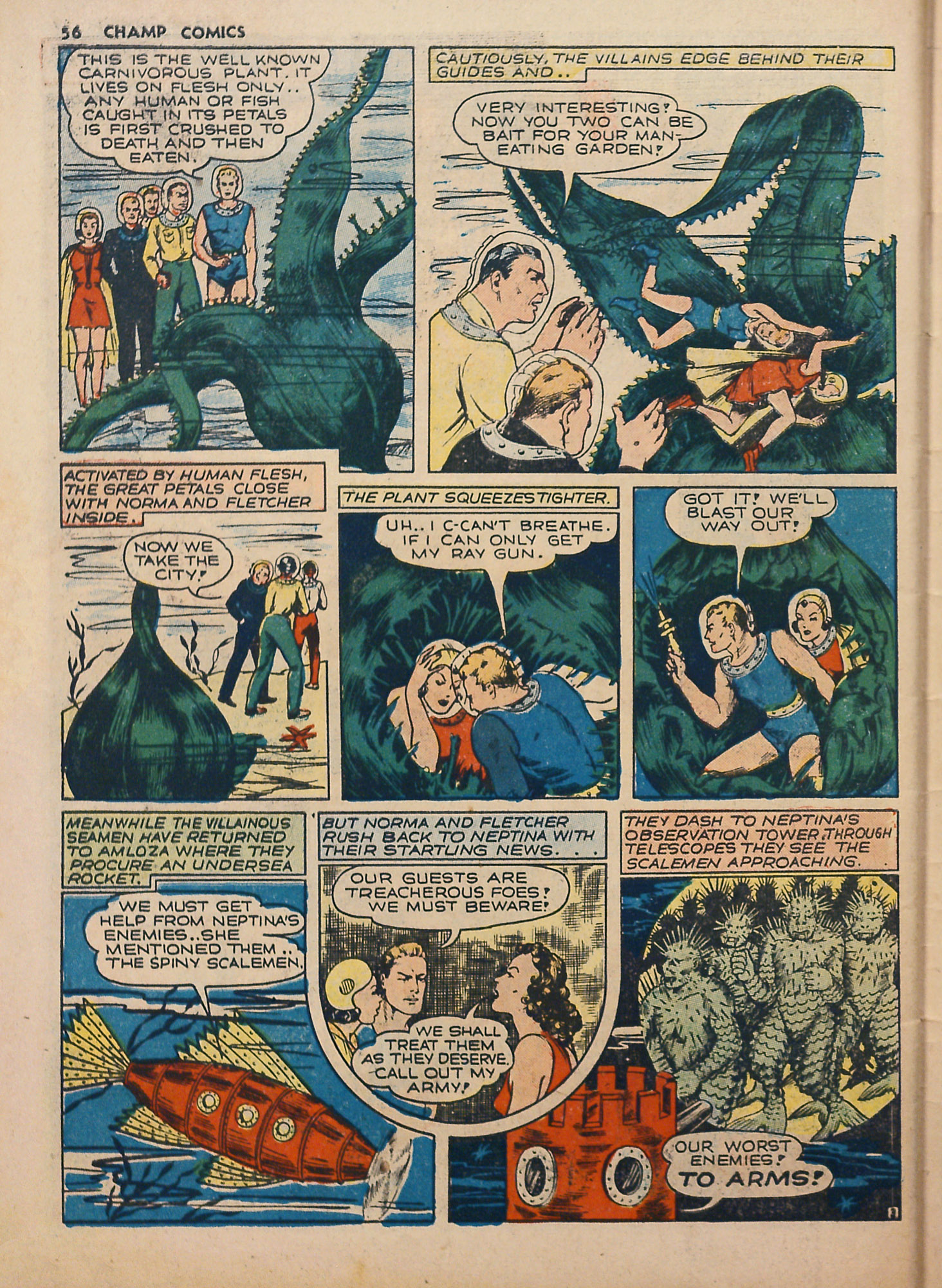 Read online Champ Comics comic -  Issue #16 - 58