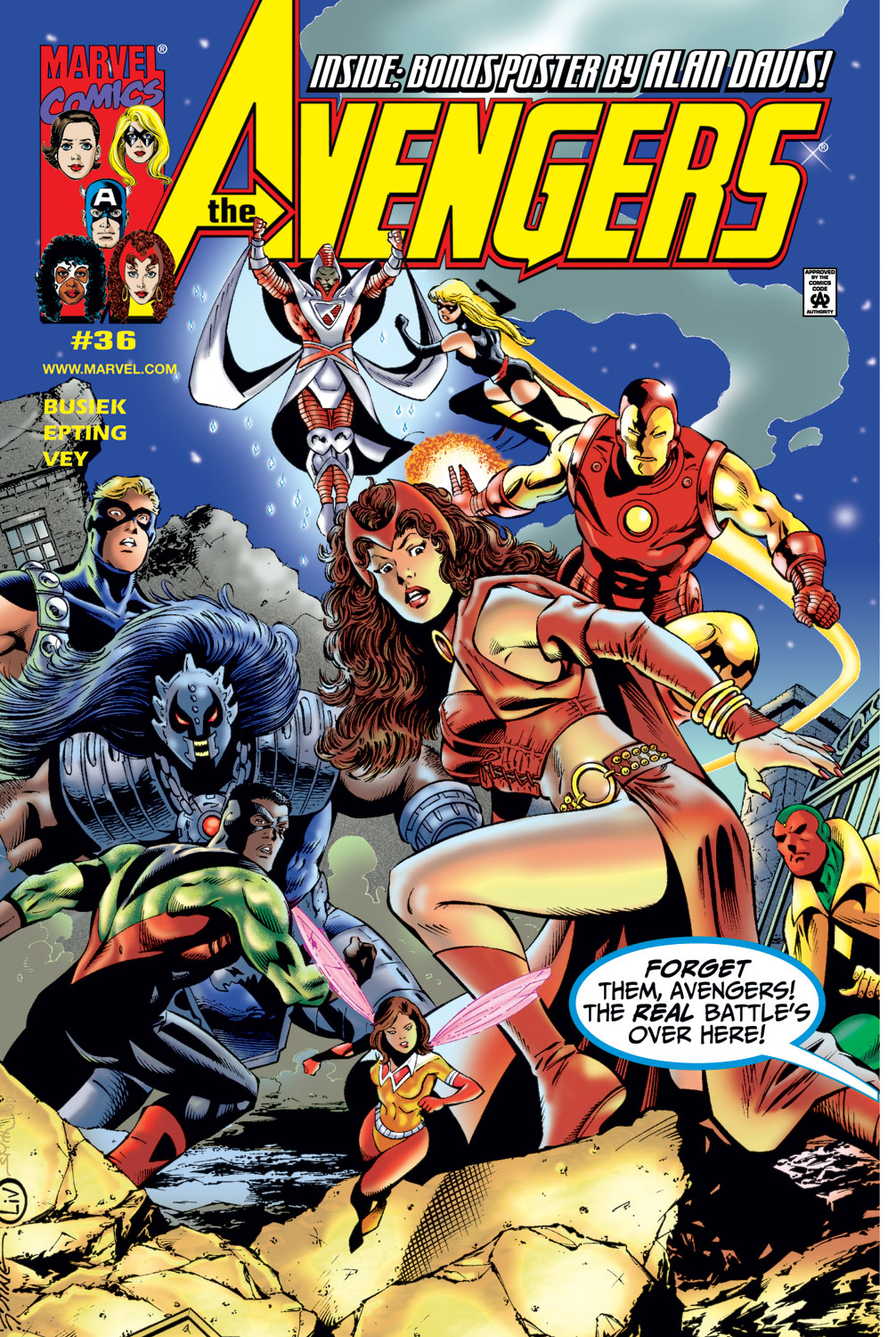 Read online Avengers (1998) comic -  Issue #36 - 1