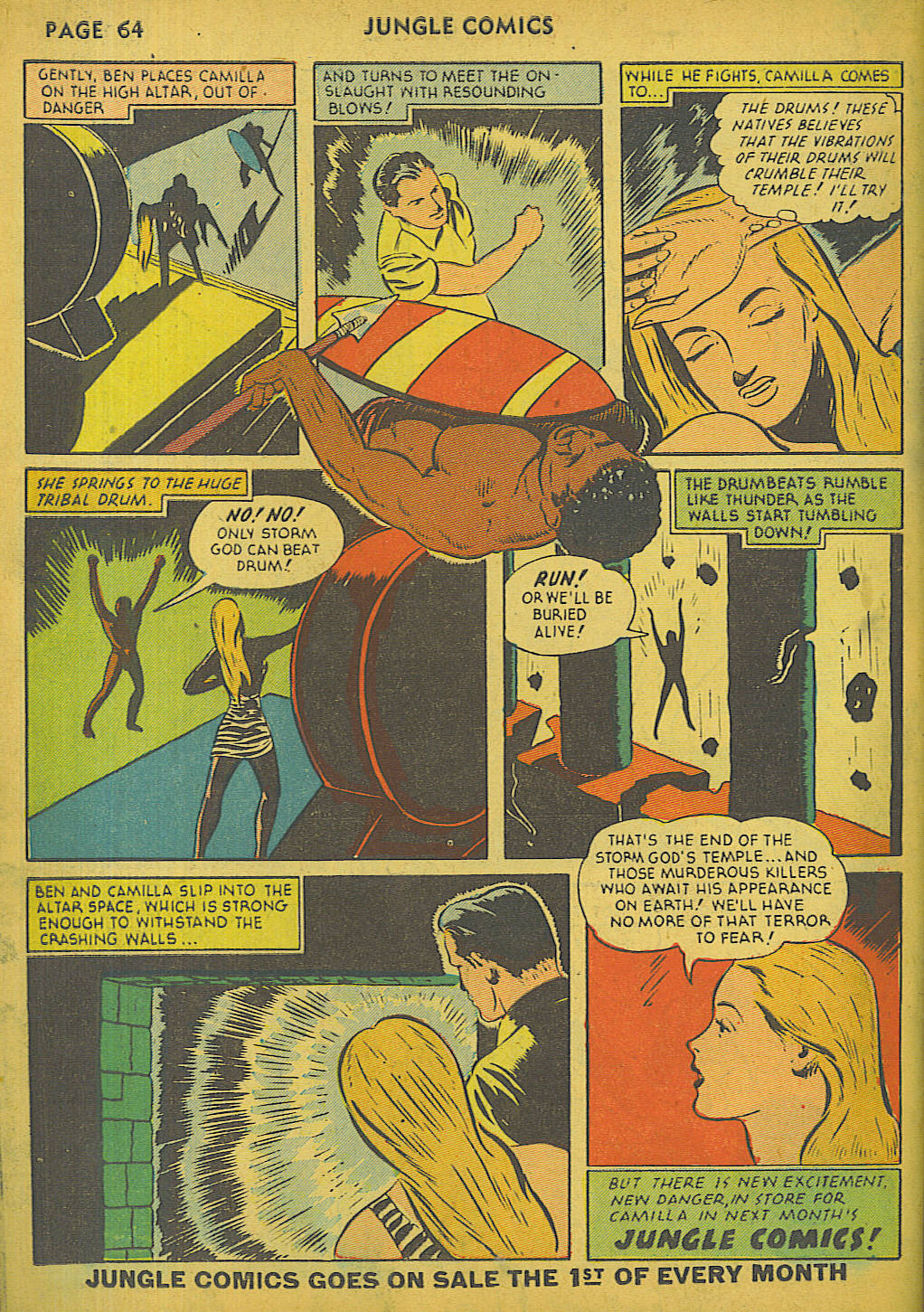 Read online Jungle Comics comic -  Issue #30 - 68