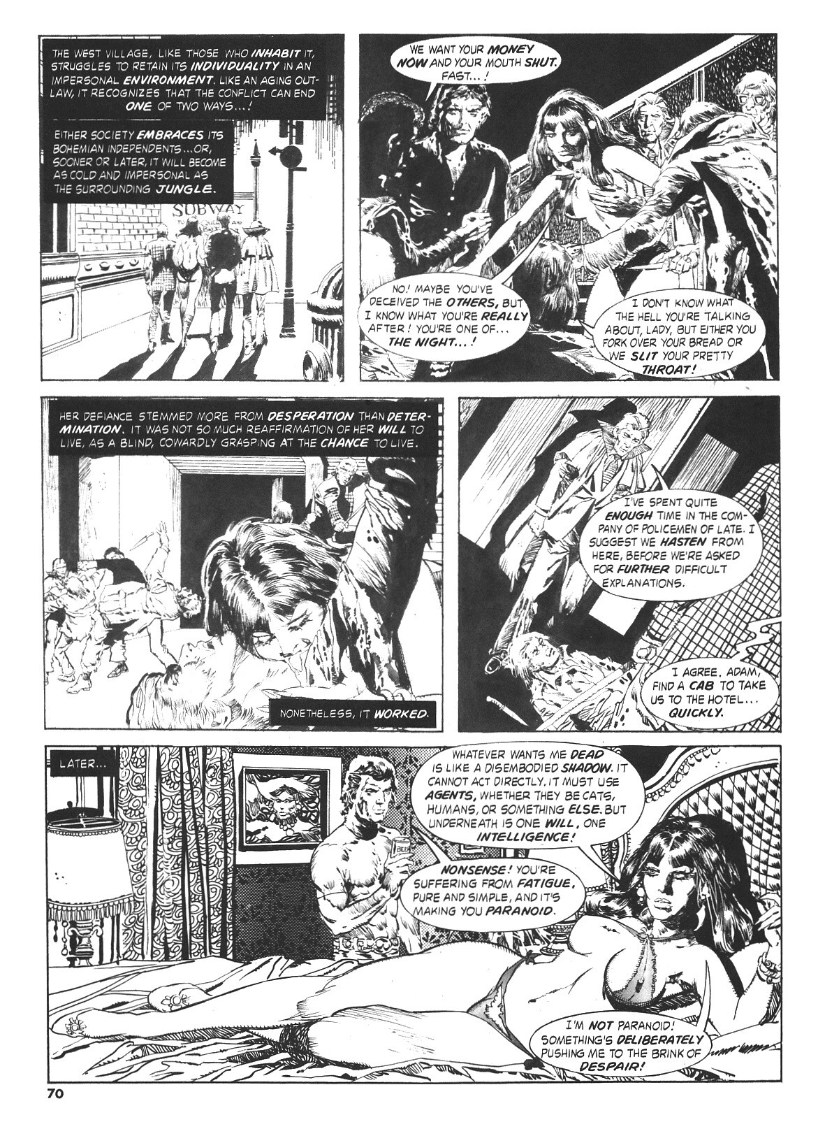 Read online Vampirella (1969) comic -  Issue #64 - 70
