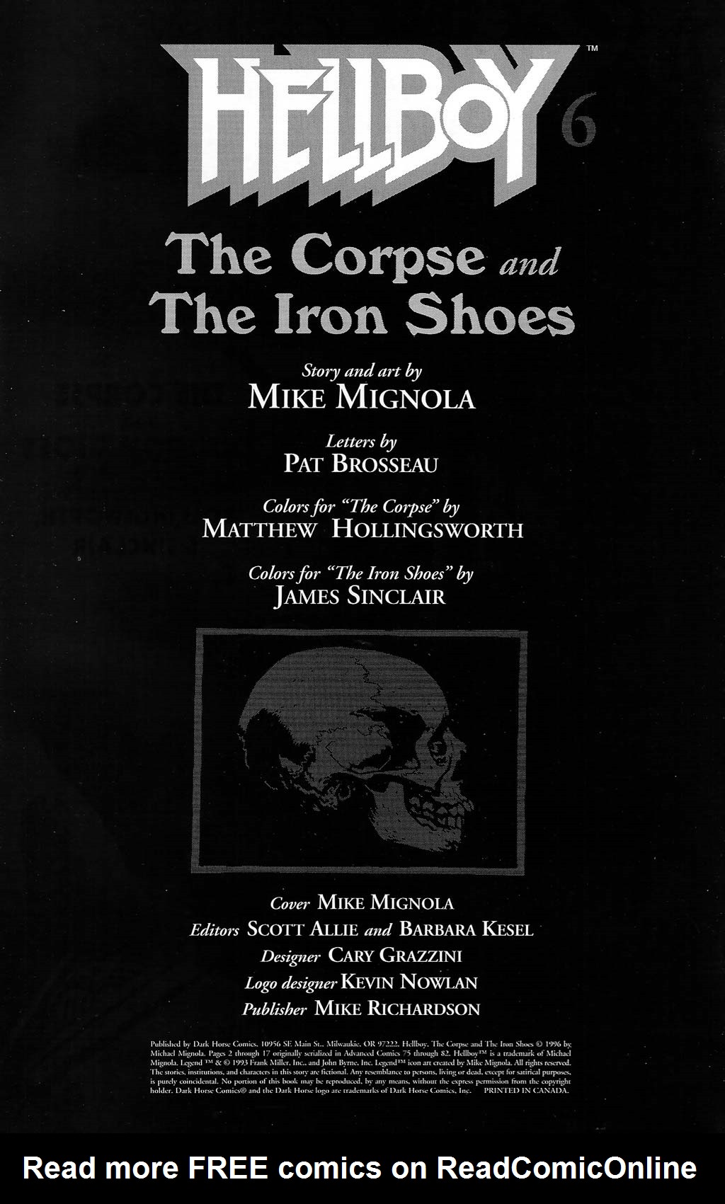 Read online Hellboy: The Corpse and the Iron Shoes comic -  Issue # Full - 2