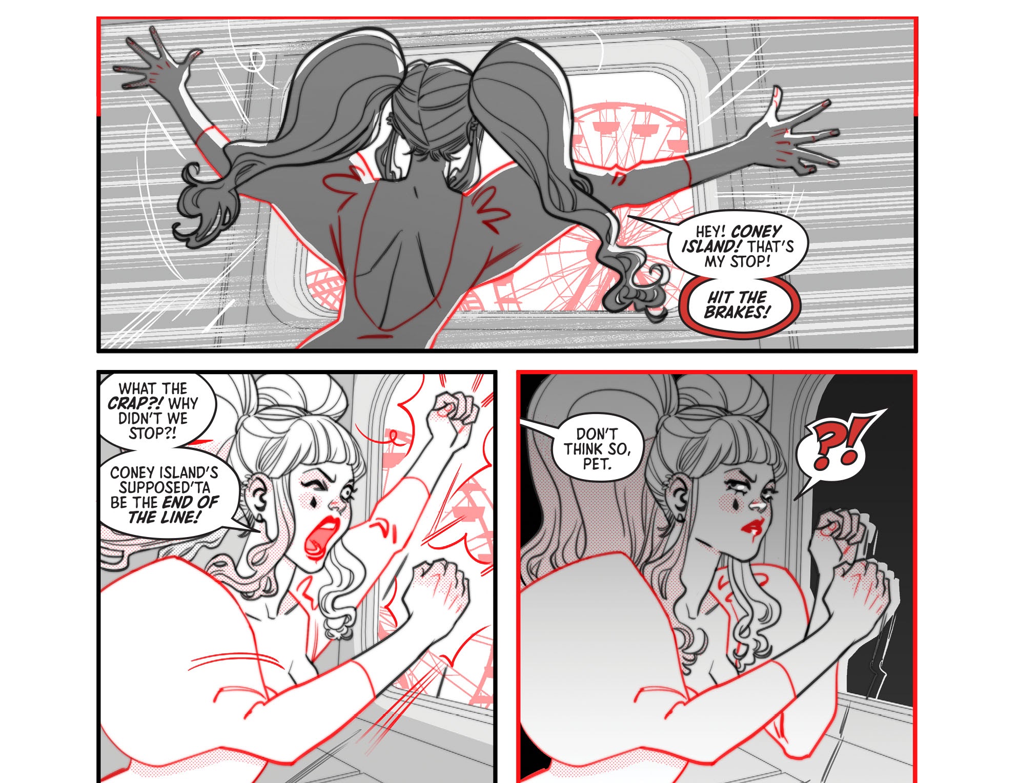 Read online Harley Quinn Black   White   Red comic -  Issue #8 - 7