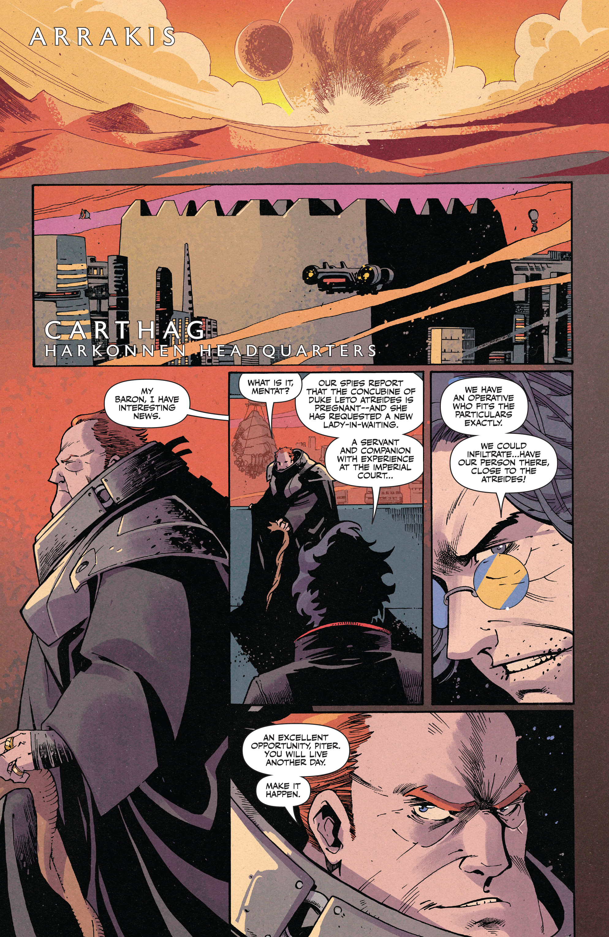 Read online Dune: House Harkonnen comic -  Issue #4 - 5