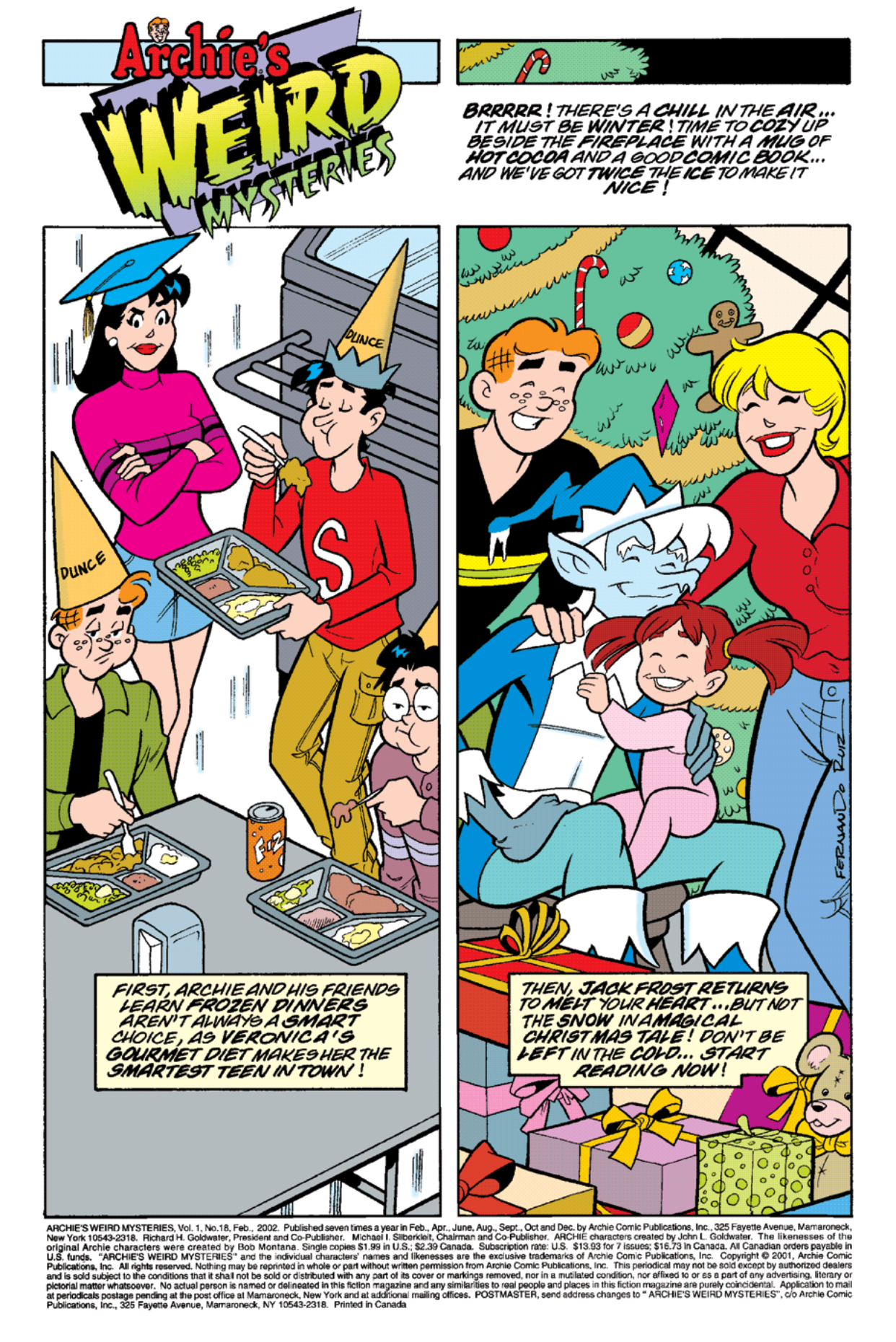Read online Archie's Weird Mysteries comic -  Issue #18 - 2