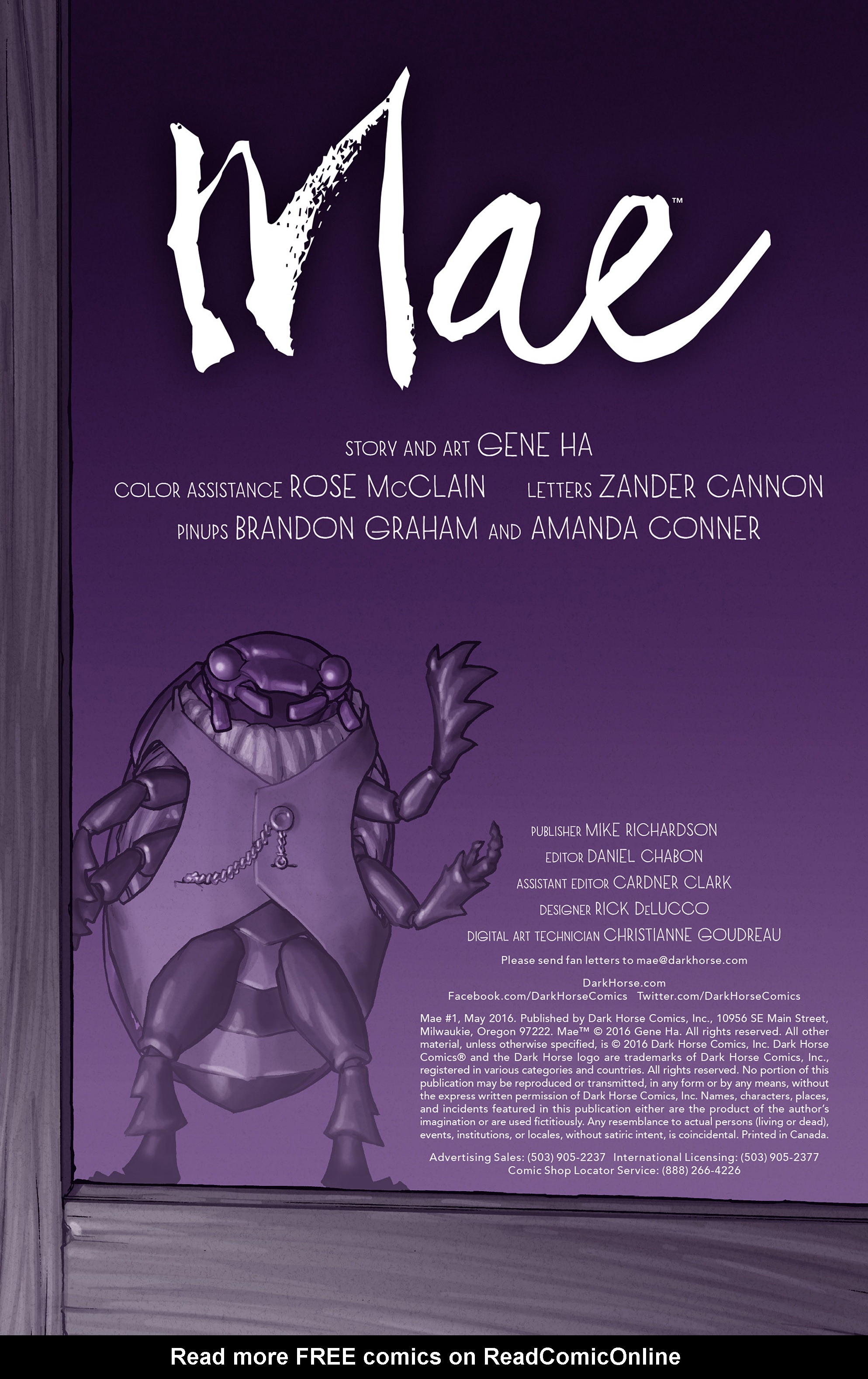 Read online Mae (2016) comic -  Issue #1 - 7