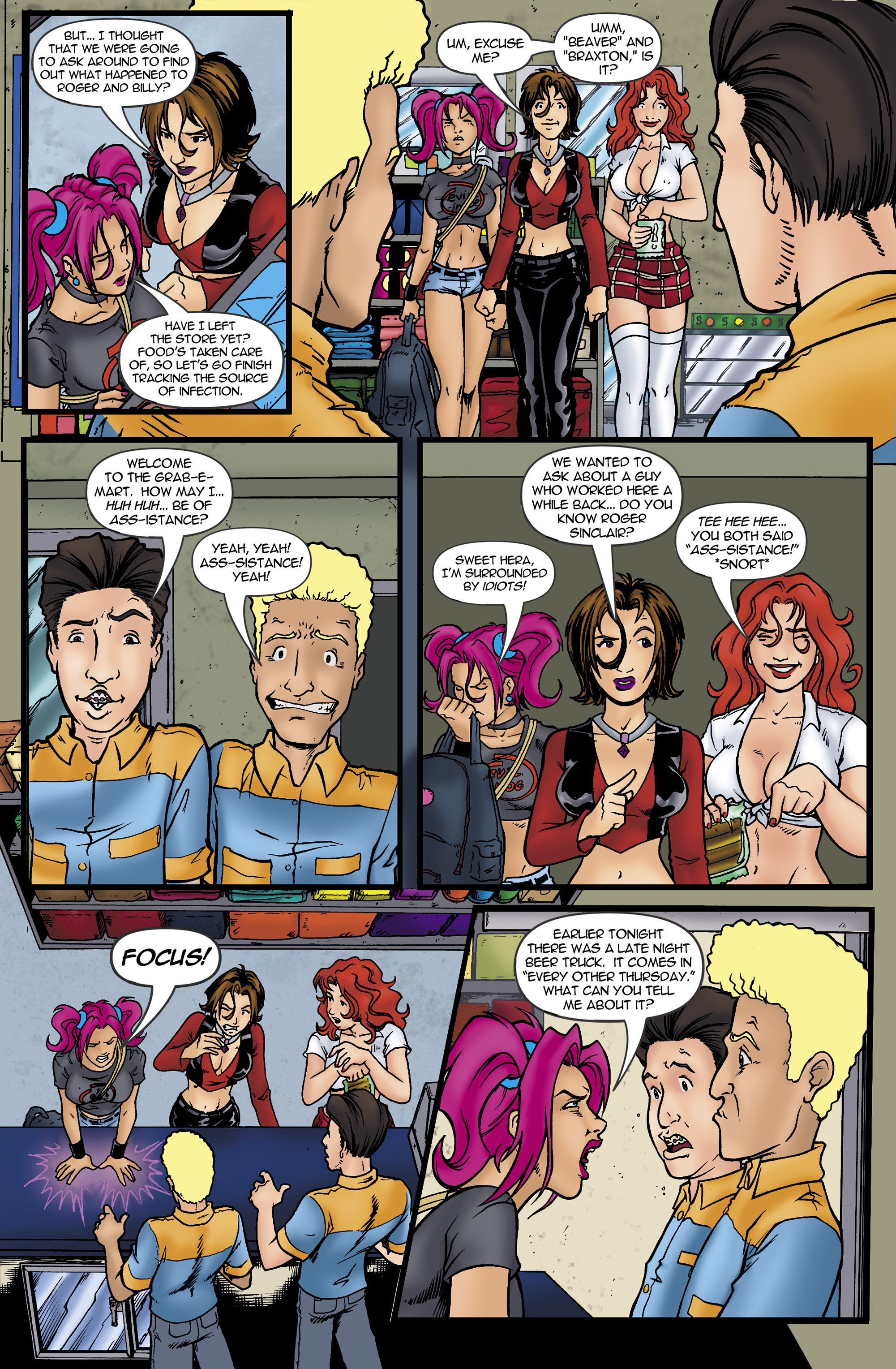 Read online Chaos Campus: Sorority Girls Vs. Zombies comic -  Issue #3 - 8