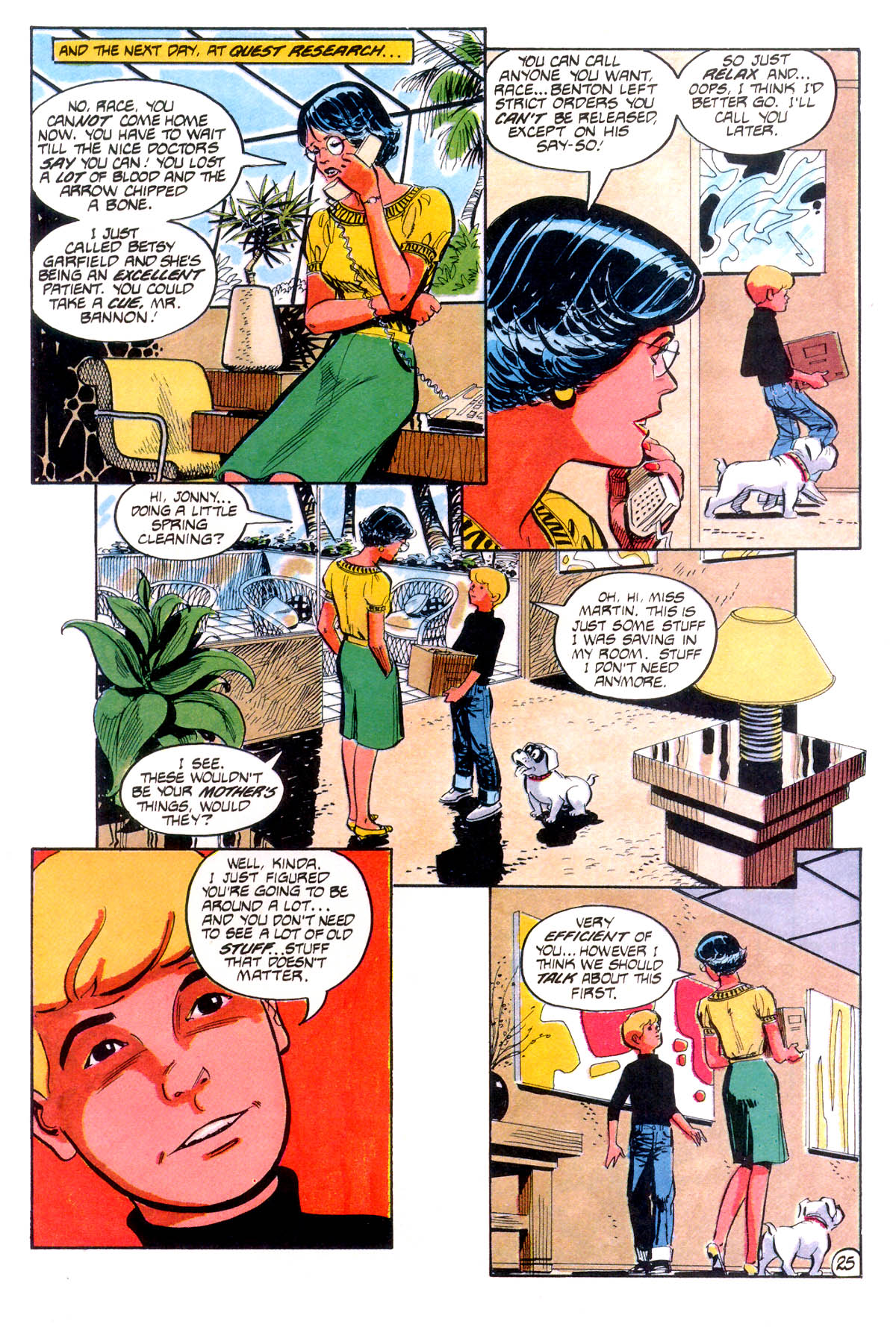 Read online Jonny Quest comic -  Issue #12 - 28