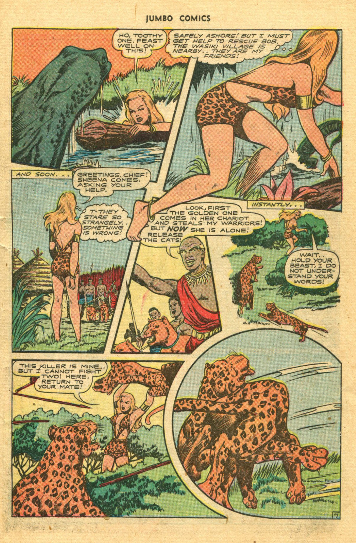 Read online Jumbo Comics comic -  Issue #81 - 9