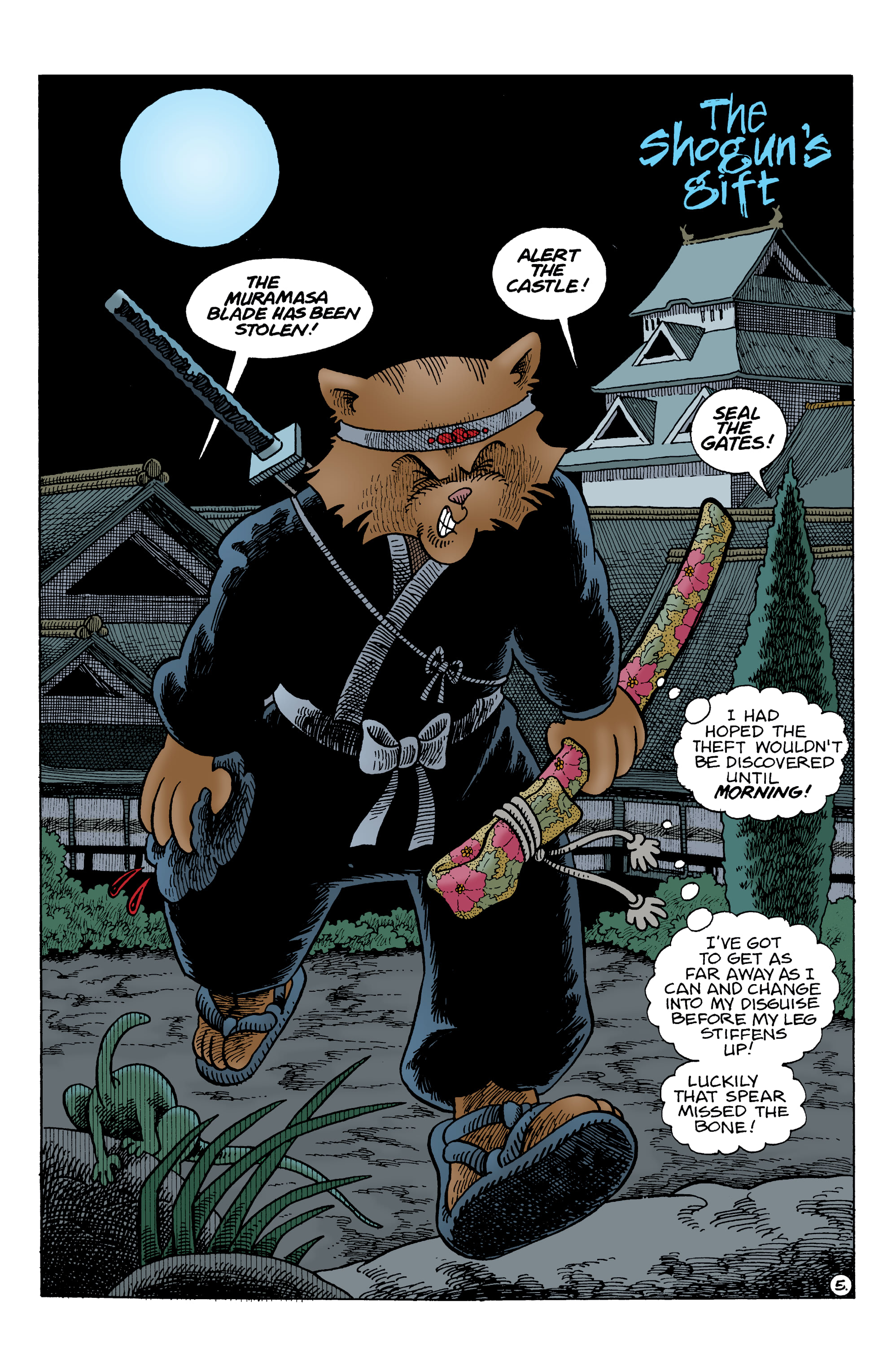 Read online Usagi Yojimbo: Wanderer’s Road comic -  Issue #6 - 7
