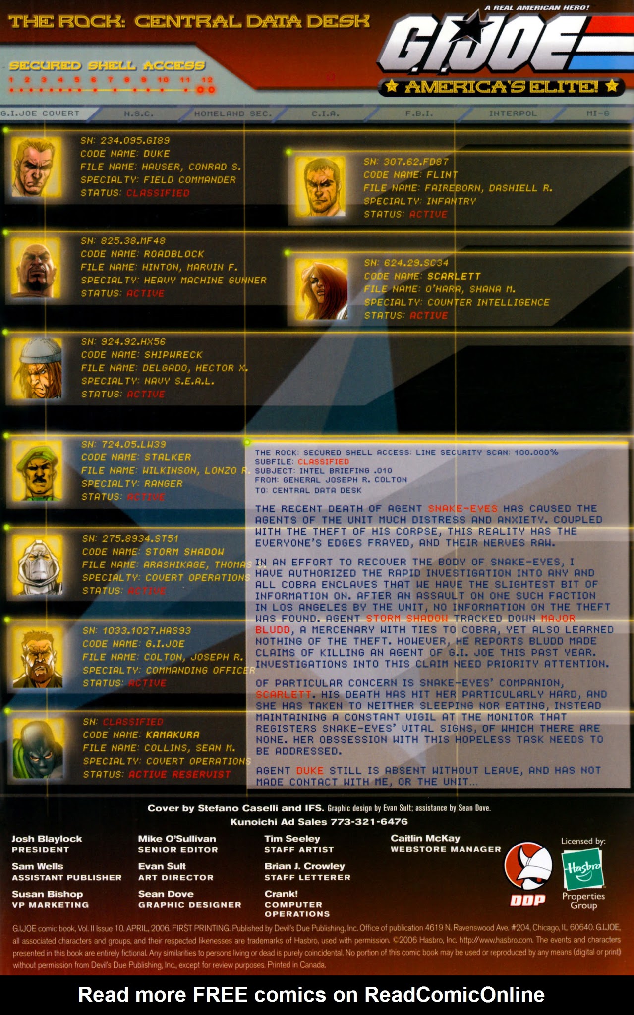 Read online G.I. Joe (2005) comic -  Issue #10 - 2