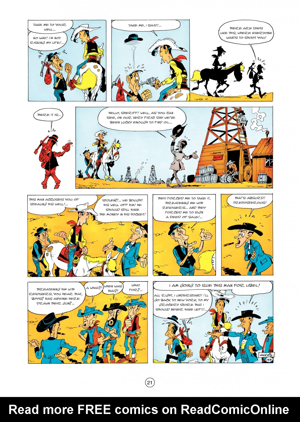 Read online A Lucky Luke Adventure comic -  Issue #5 - 23