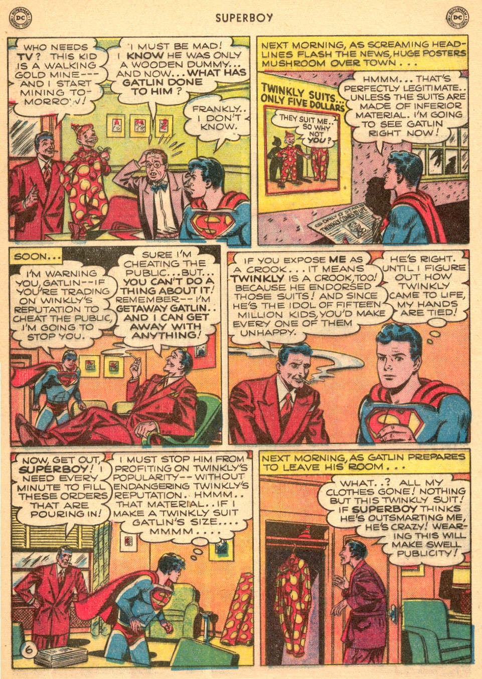 Read online Superboy (1949) comic -  Issue #12 - 19
