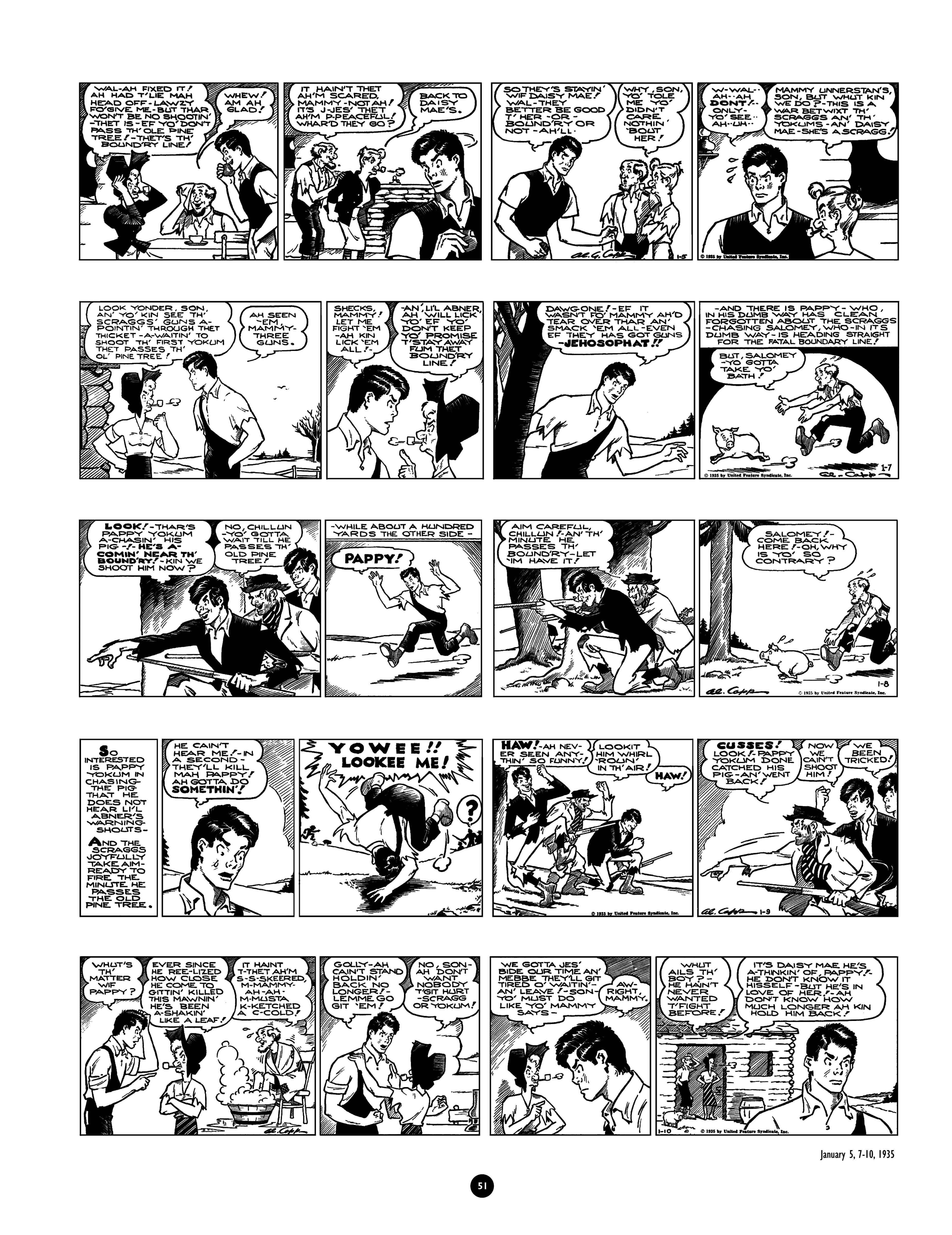 Read online Al Capp's Li'l Abner Complete Daily & Color Sunday Comics comic -  Issue # TPB 1 (Part 1) - 52
