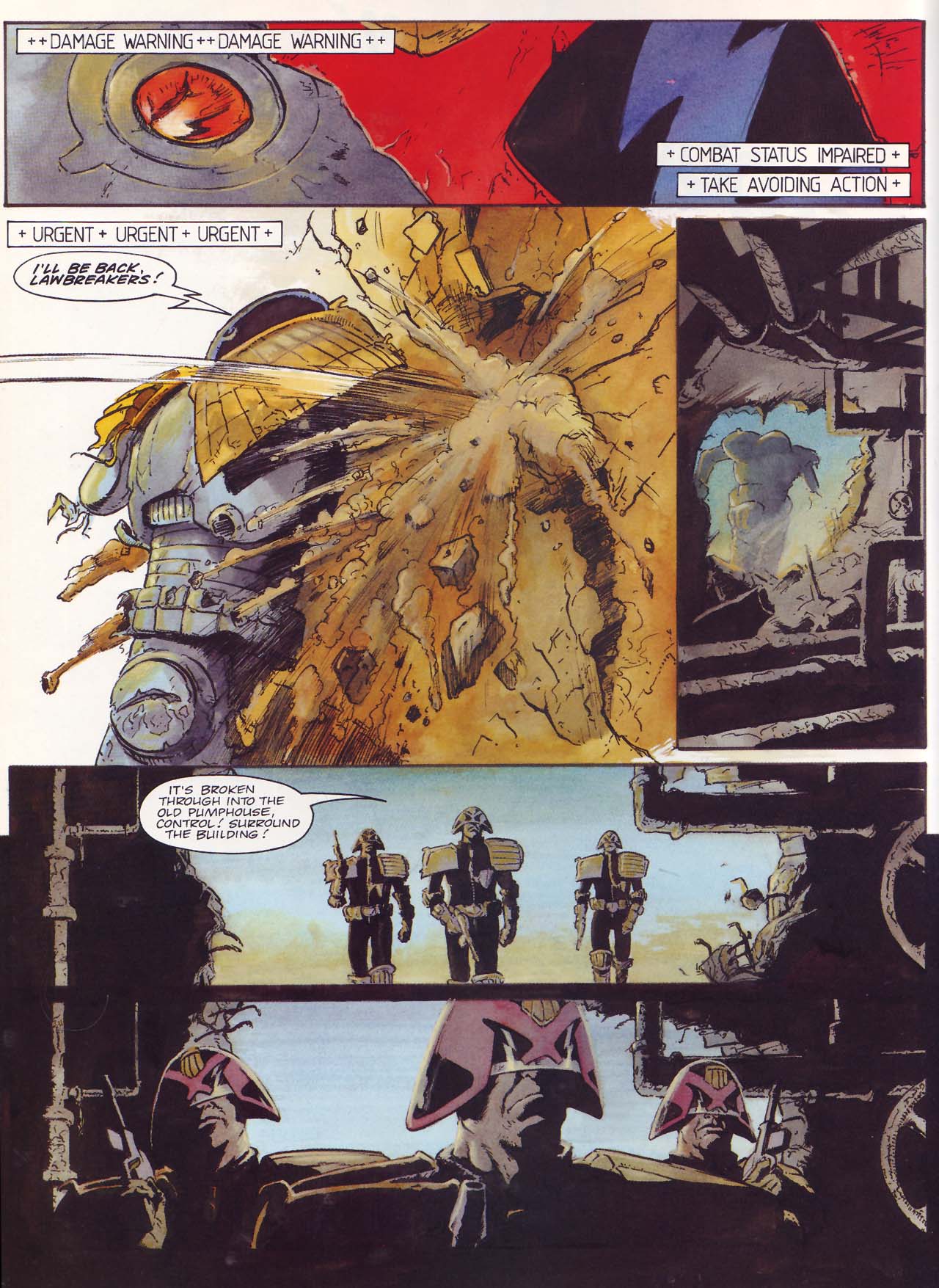 Read online Judge Dredd: Mechanismo comic -  Issue # TPB - 93