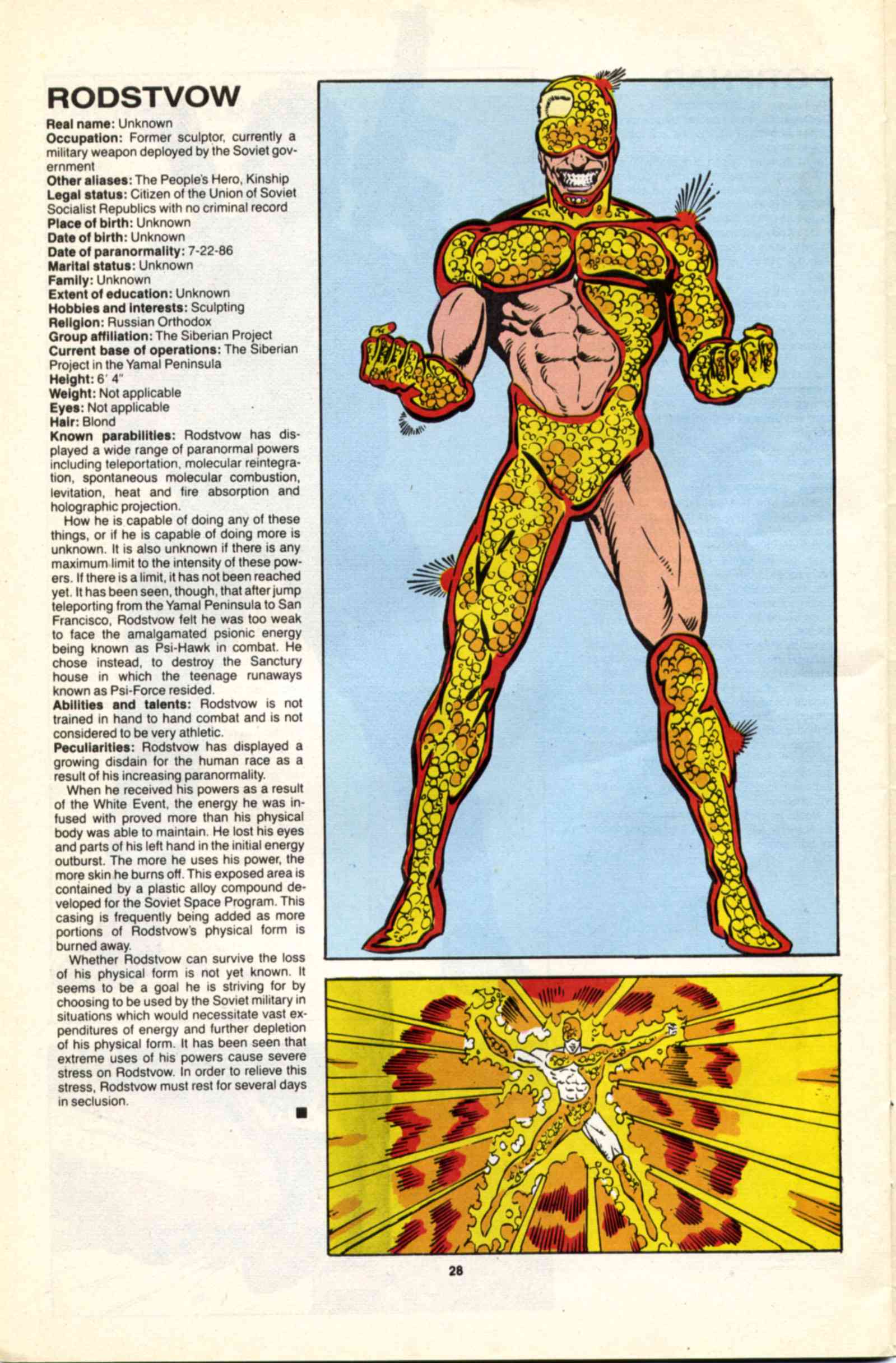 Read online Psi-Force comic -  Issue #23 - 30