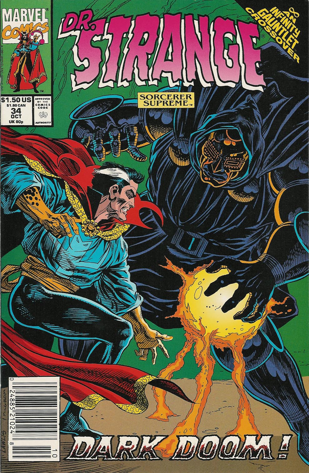 Read online Doctor Strange: Sorcerer Supreme comic -  Issue #34 - 1