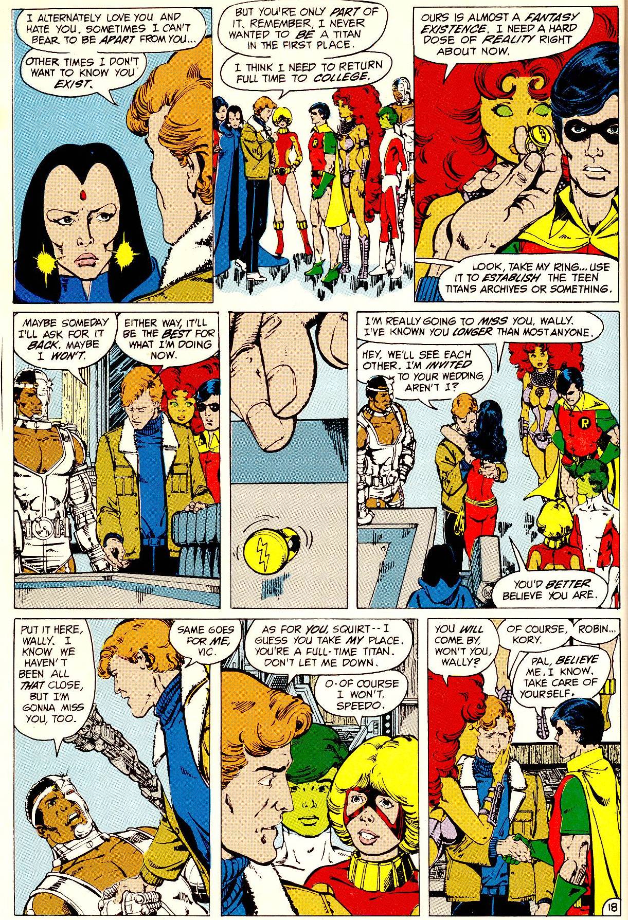 Read online The New Teen Titans: The Judas Contract comic -  Issue # TPB - 23