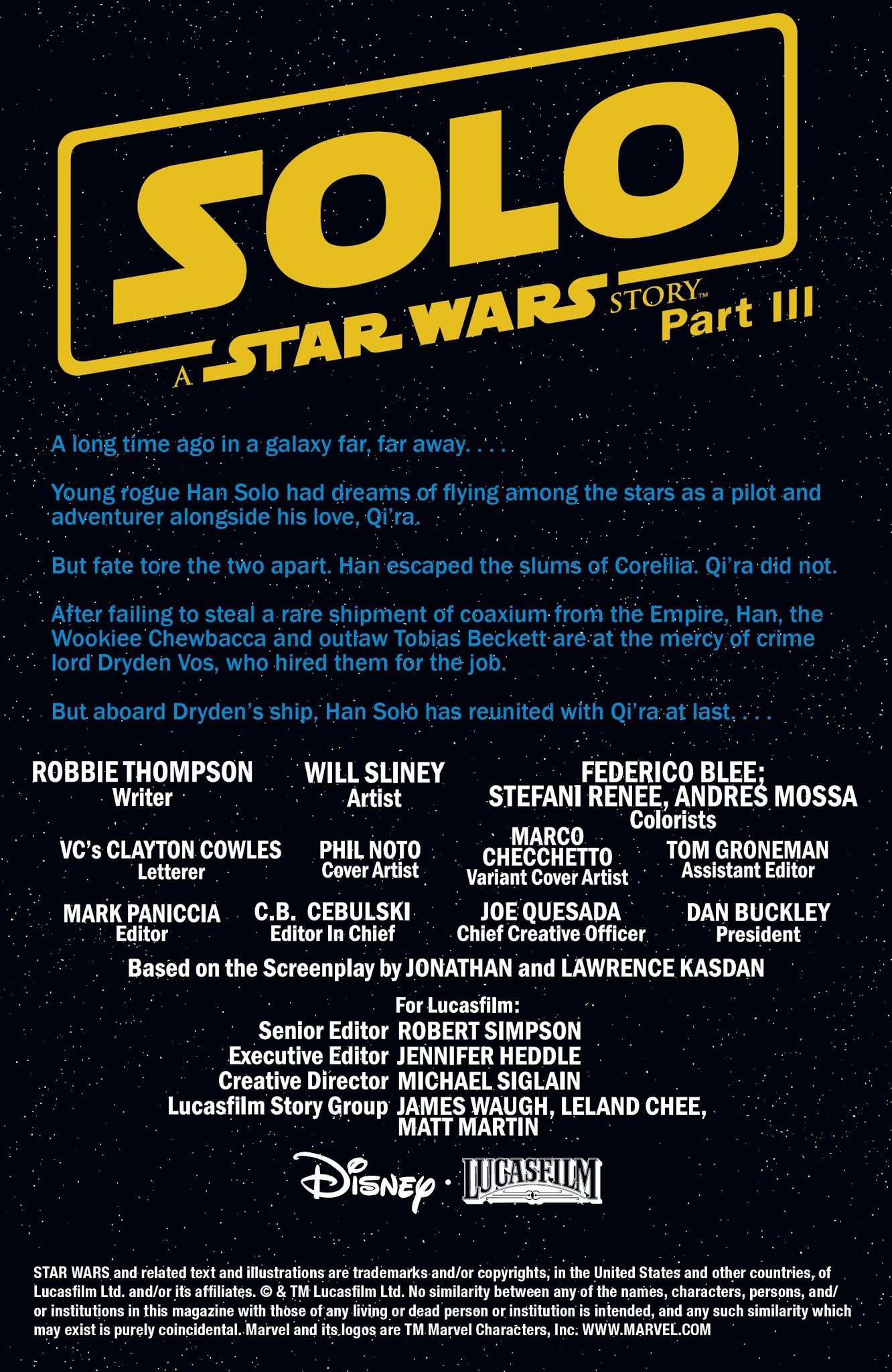 Read online Solo: A Star Wars Story Adaptation comic -  Issue #3 - 2