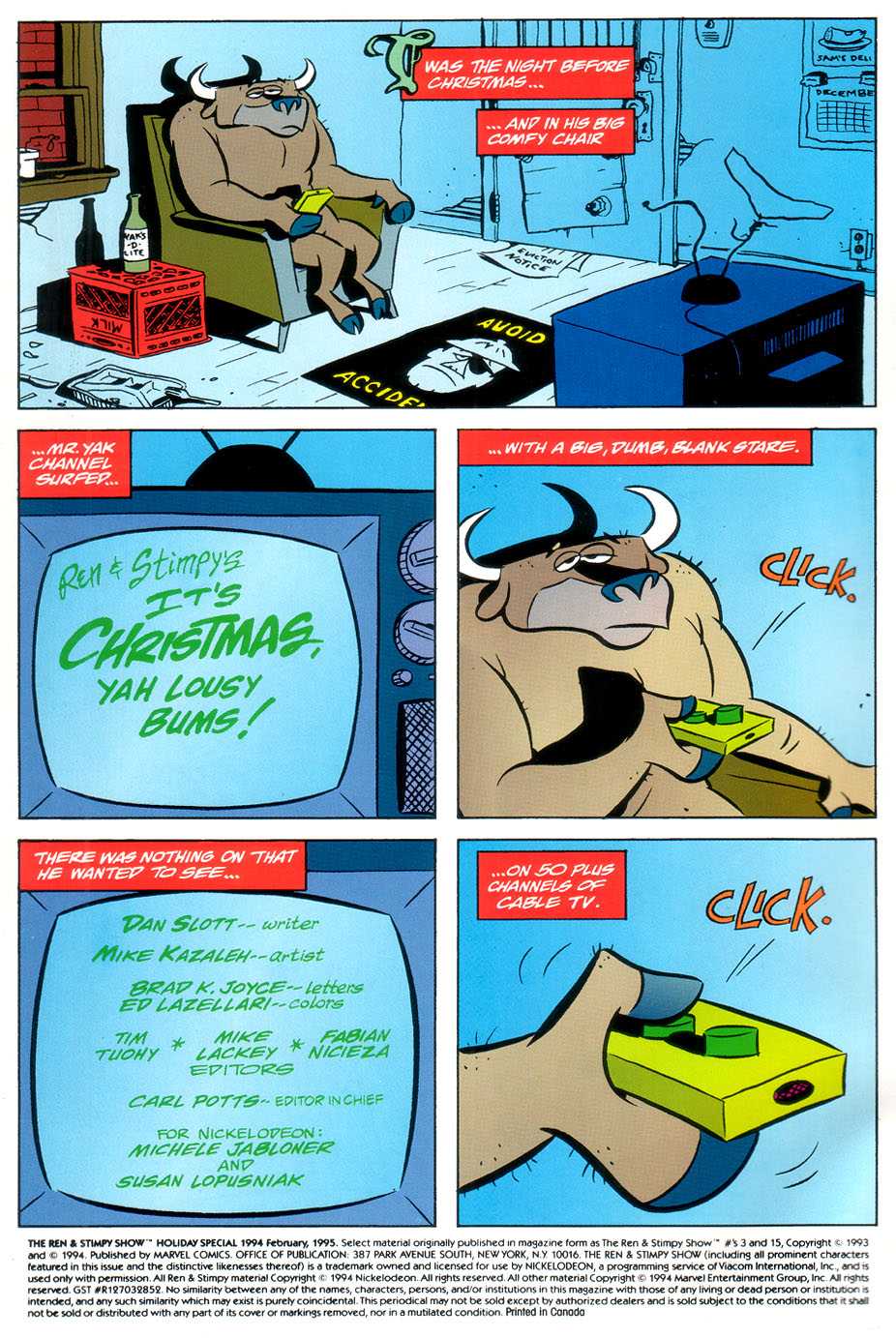 Read online The Ren & Stimpy Show Holiday Special comic -  Issue # Full - 2
