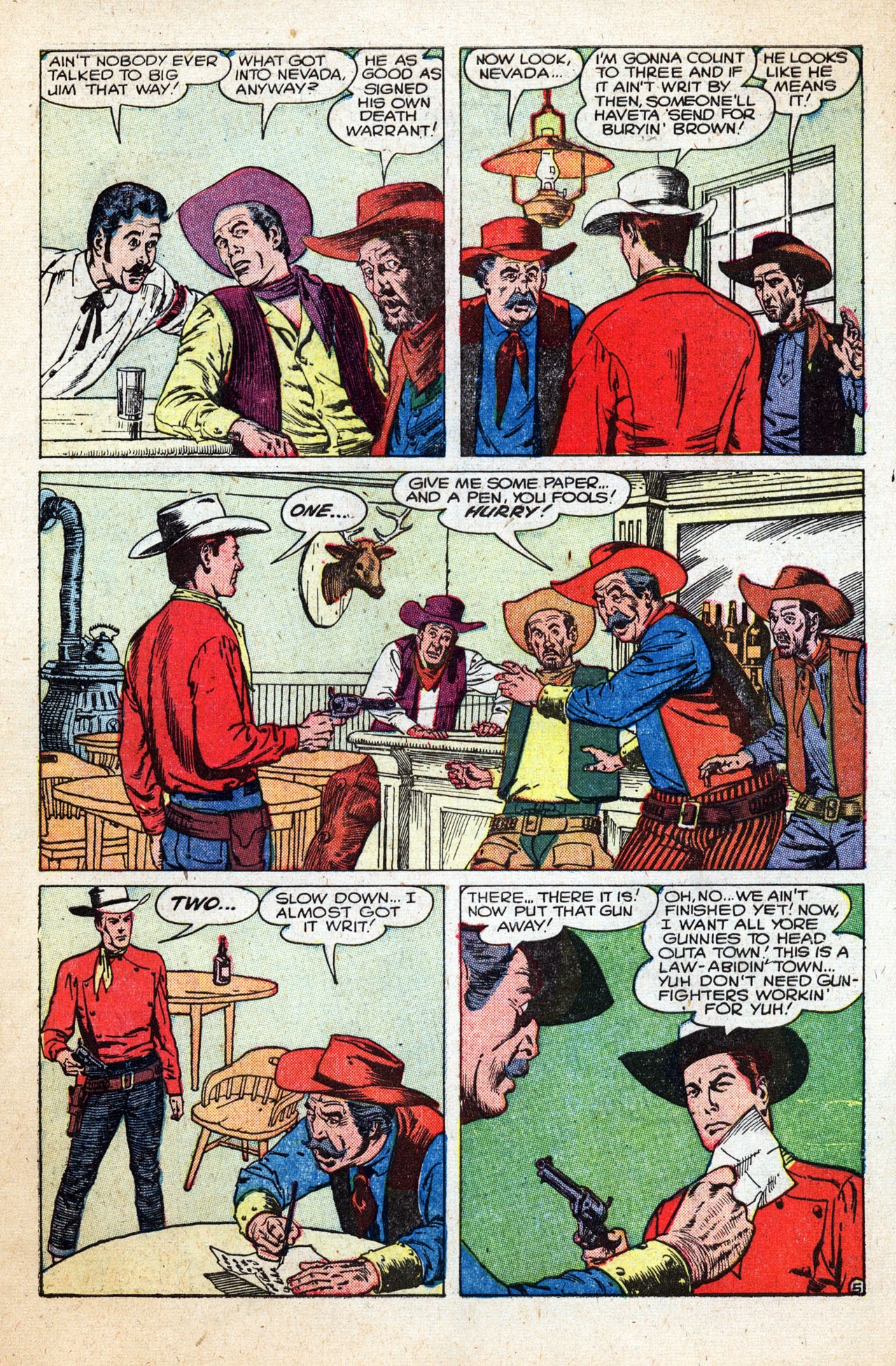 Read online Western Gunfighters (1956) comic -  Issue #21 - 7