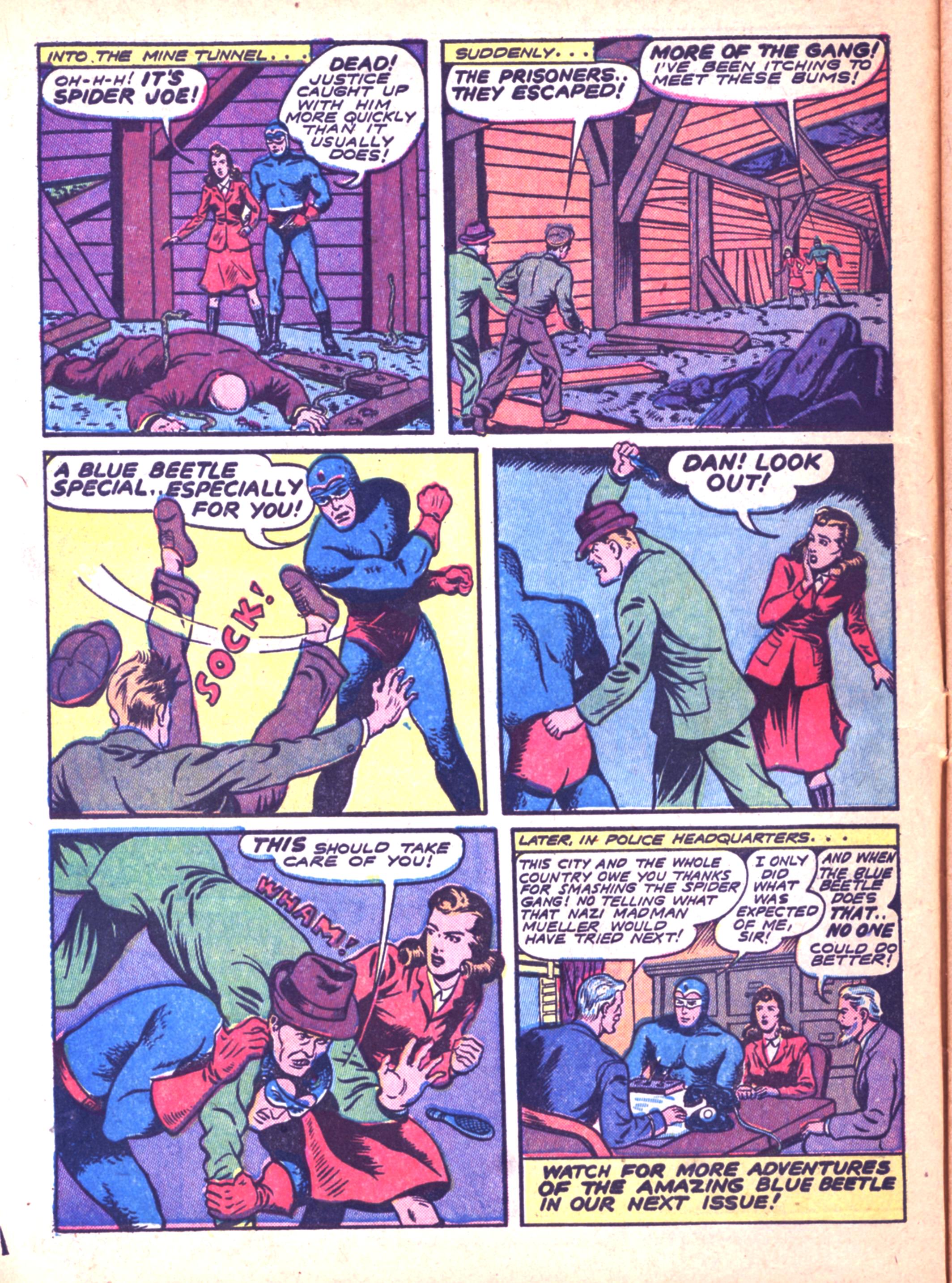 Read online The Blue Beetle comic -  Issue #30 - 16