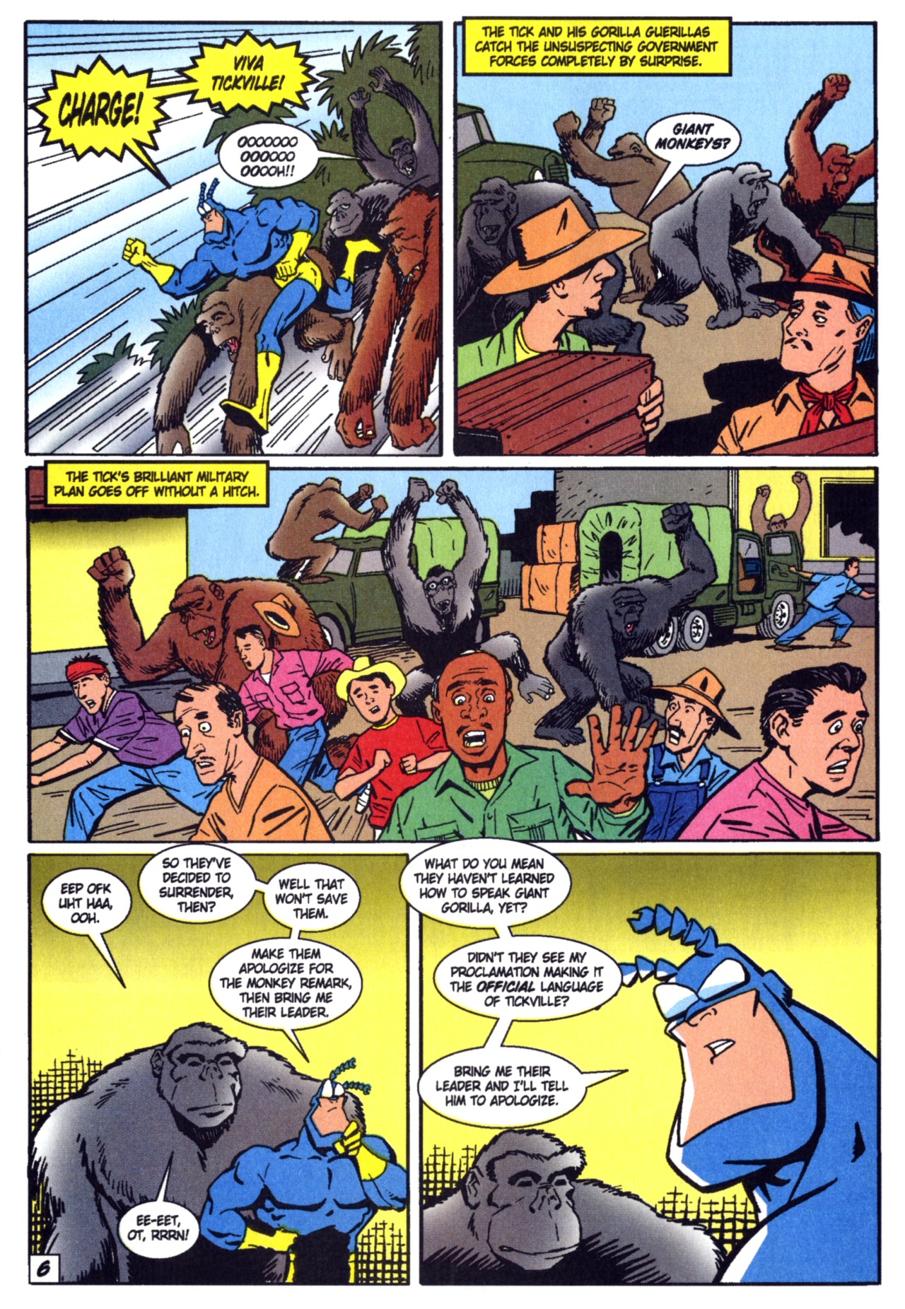 Read online The Tick's Golden Age Comic comic -  Issue #3 - 9