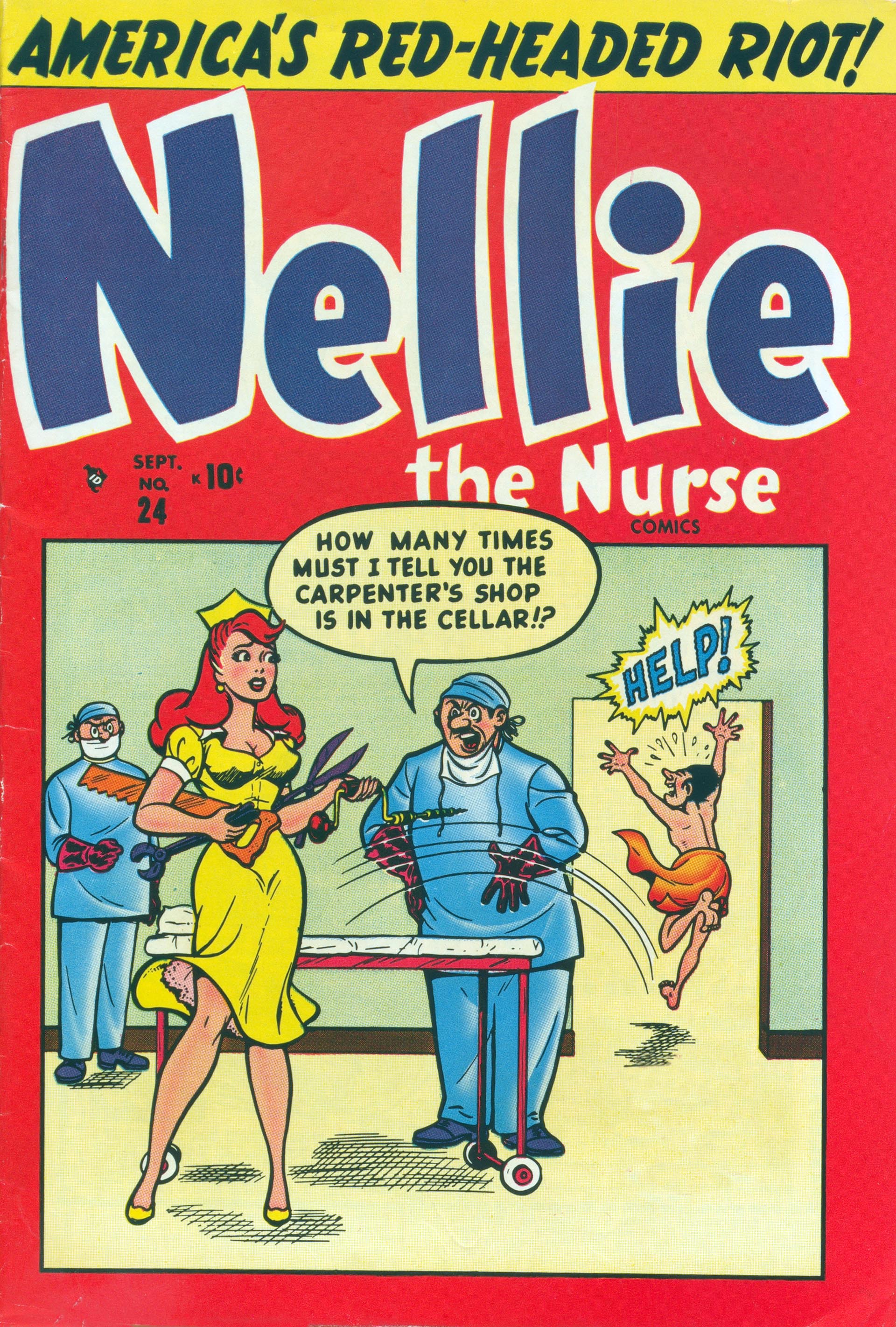 Read online Nellie The Nurse (1945) comic -  Issue #24 - 1