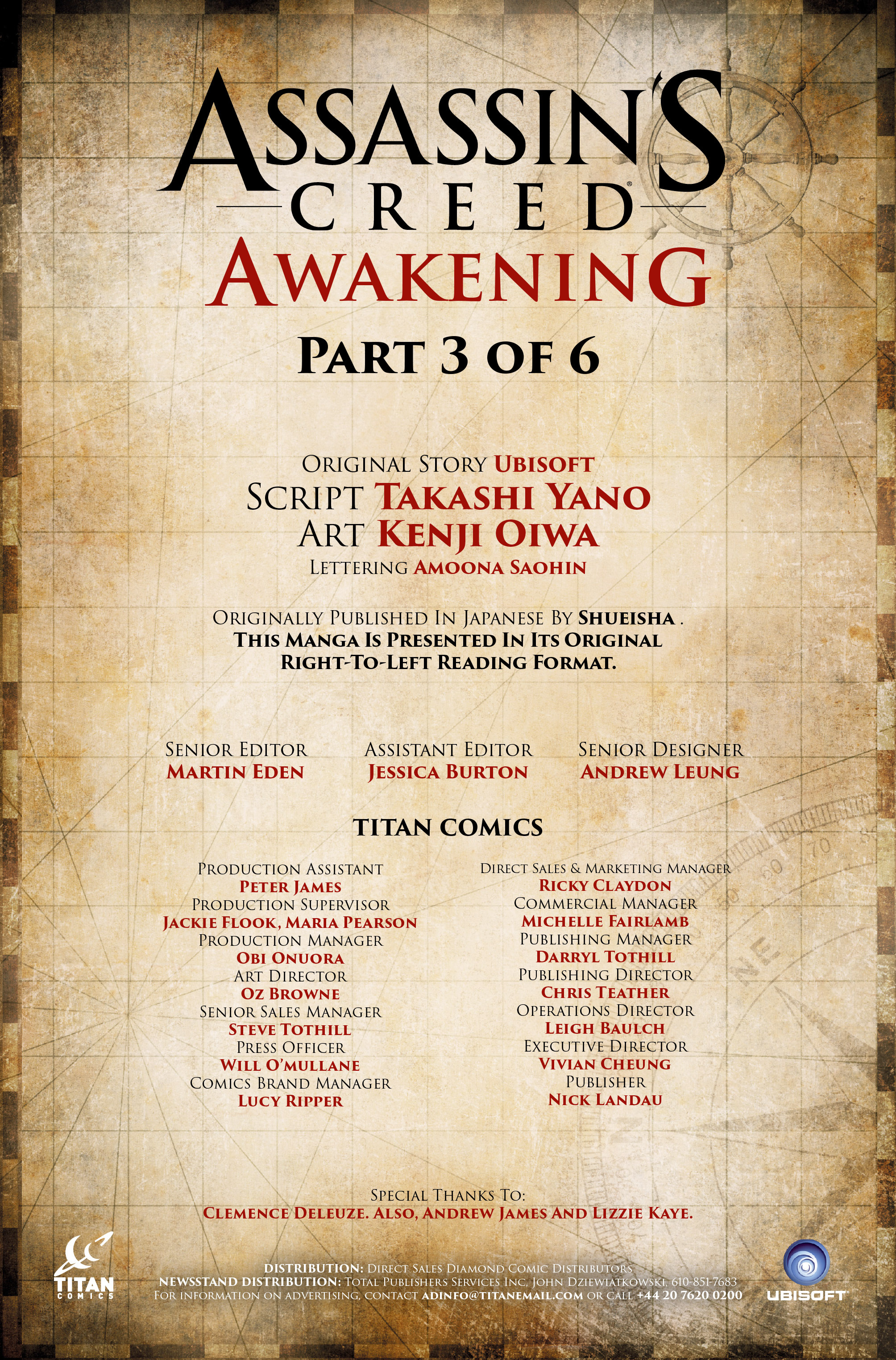 Read online Assassin's Creed: Awakening comic -  Issue #3 - 2