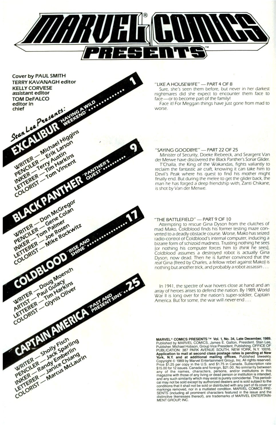 Read online Marvel Comics Presents (1988) comic -  Issue #34 - 2