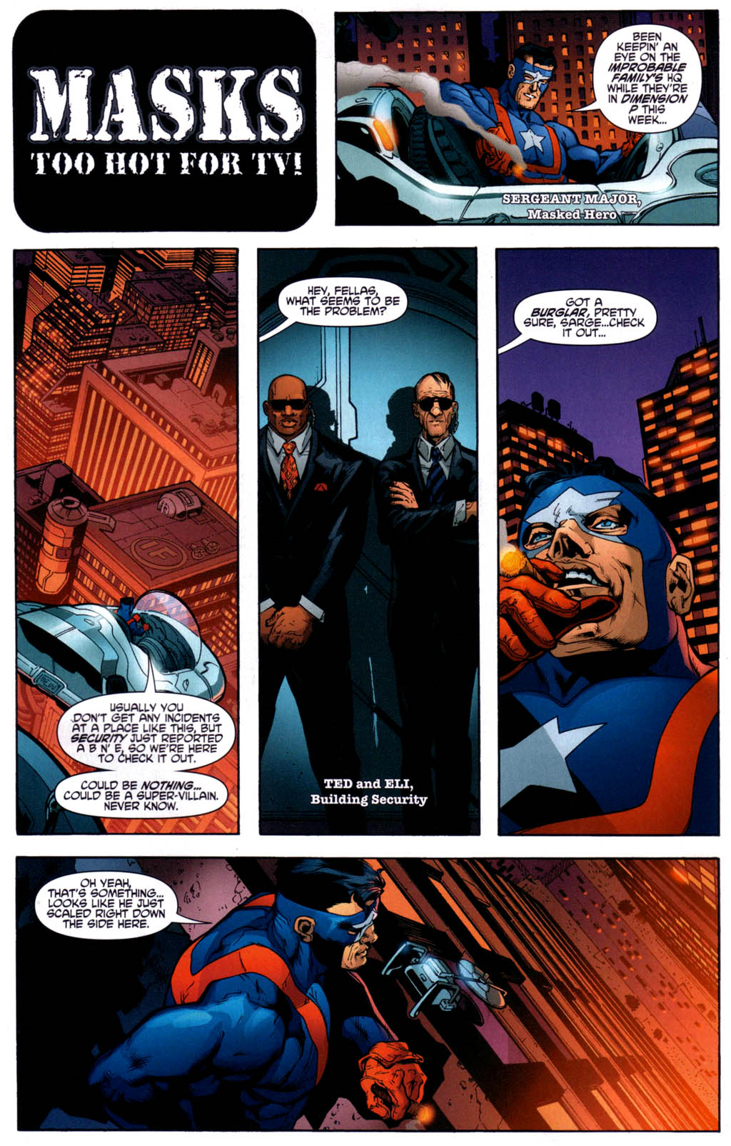 Read online Masks: Too Hot for TV! comic -  Issue # Full - 6