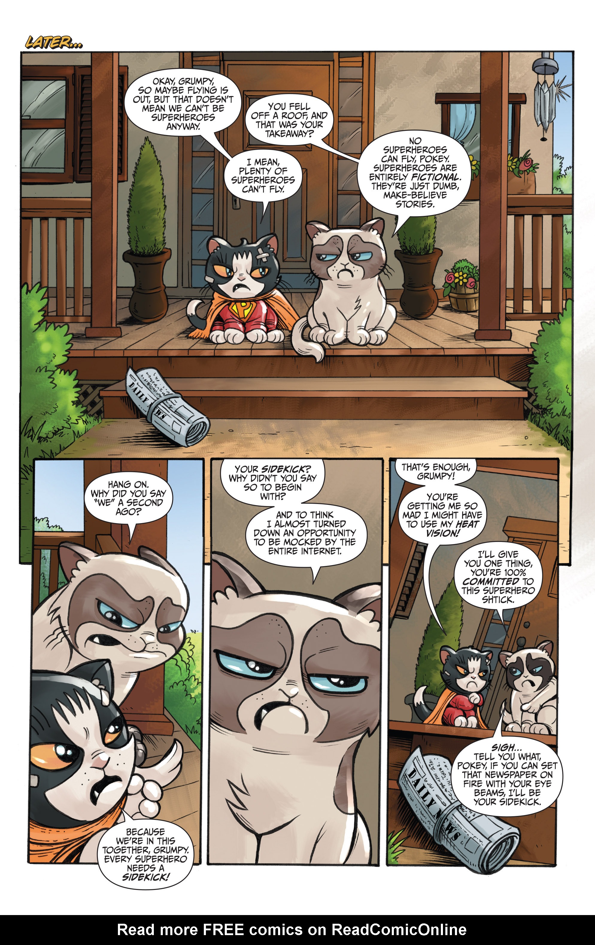 Read online Free Comic Book Day 2016 comic -  Issue # Grumpy Cat - 8