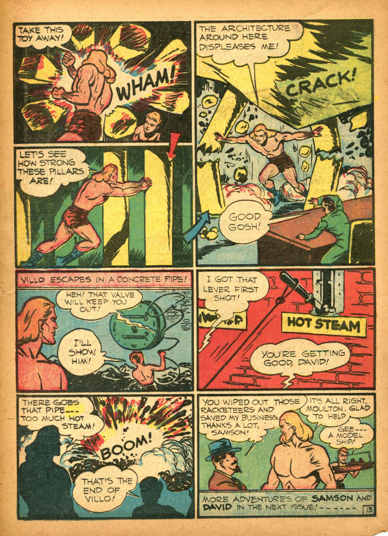 Read online Samson (1940) comic -  Issue #2 - 48