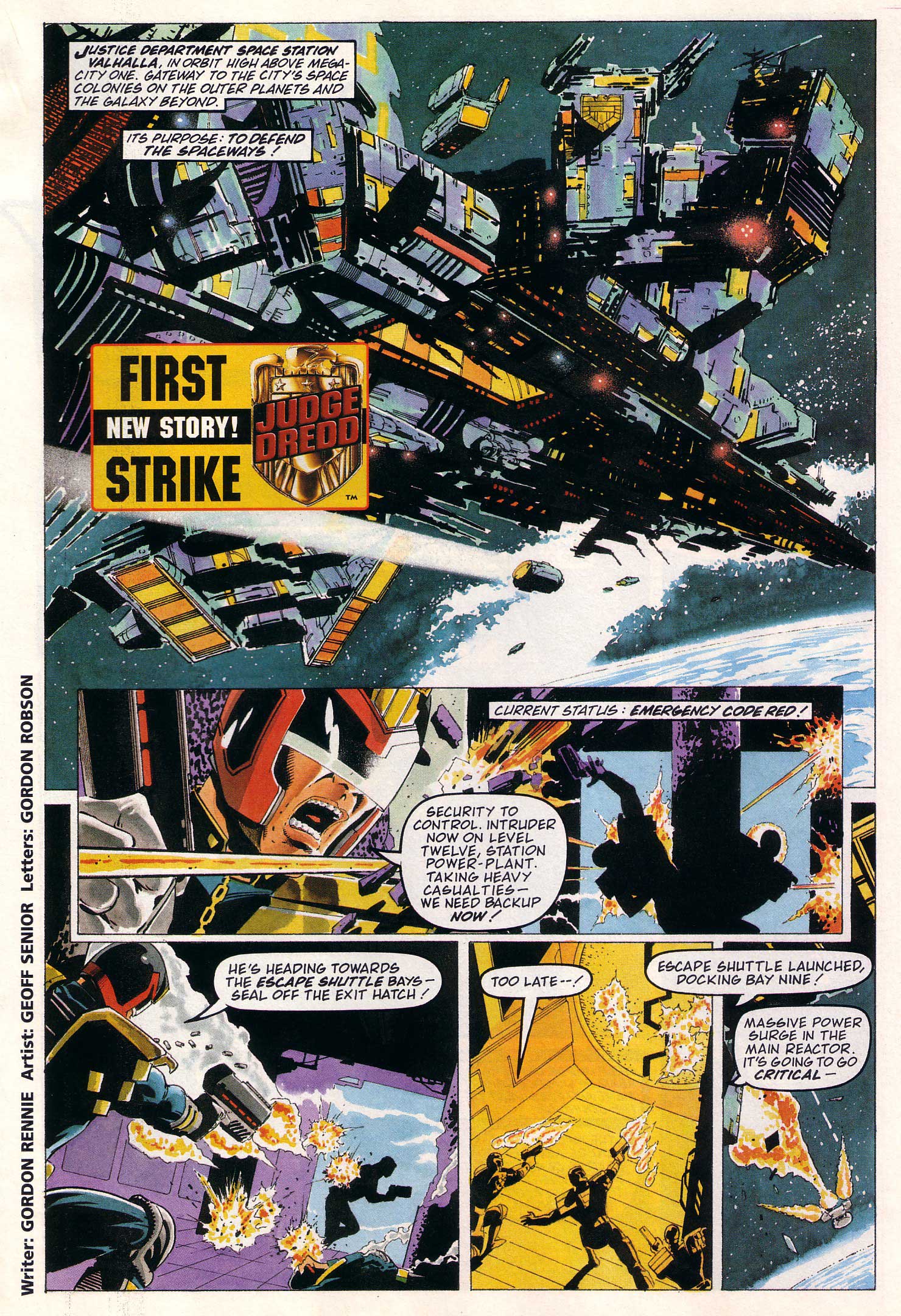Read online Judge Dredd Lawman of the Future comic -  Issue #18 - 17