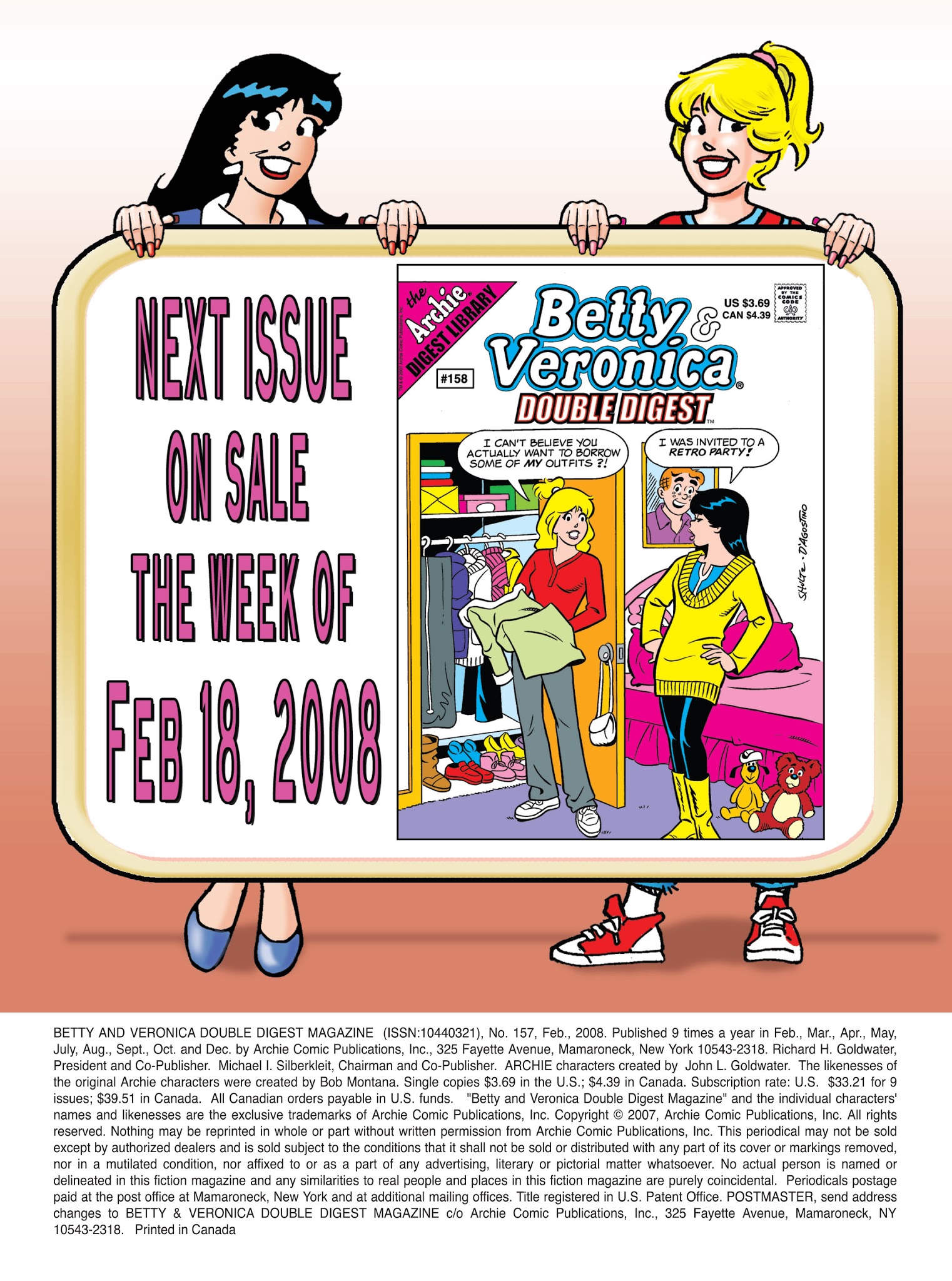 Read online Betty and Veronica Double Digest comic -  Issue #157 - 170
