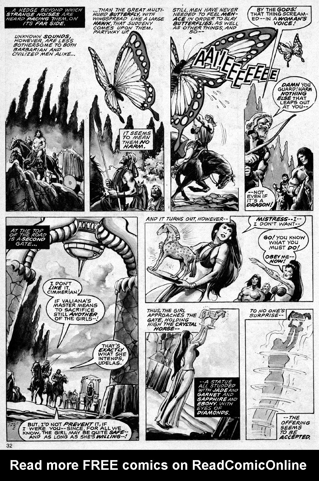 Read online The Savage Sword Of Conan comic -  Issue #69 - 32