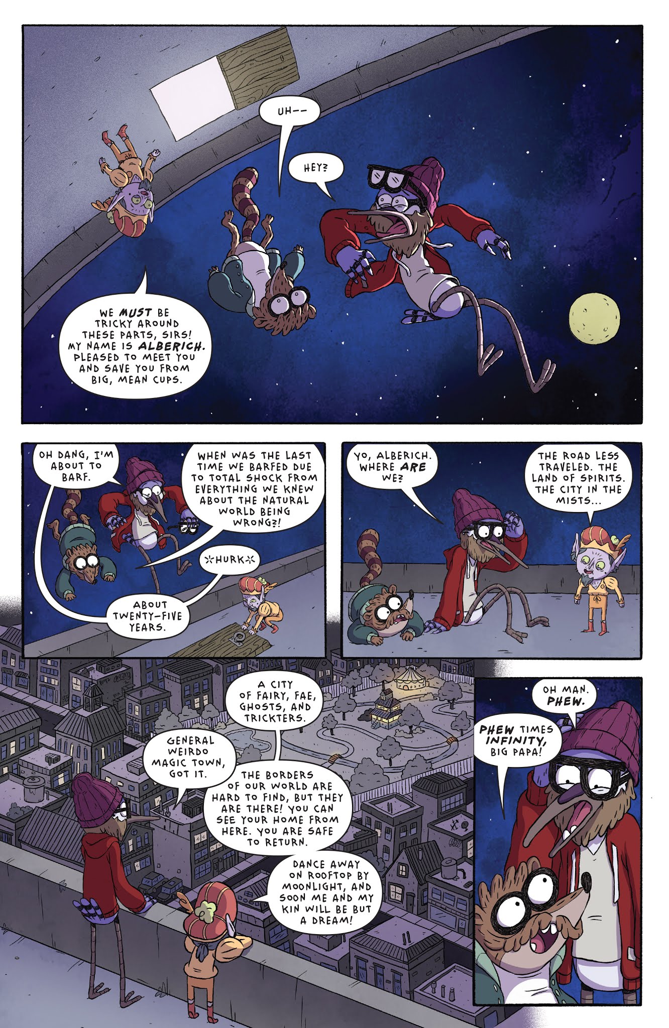 Read online Regular Show: 25 Years Later comic -  Issue #1 - 13