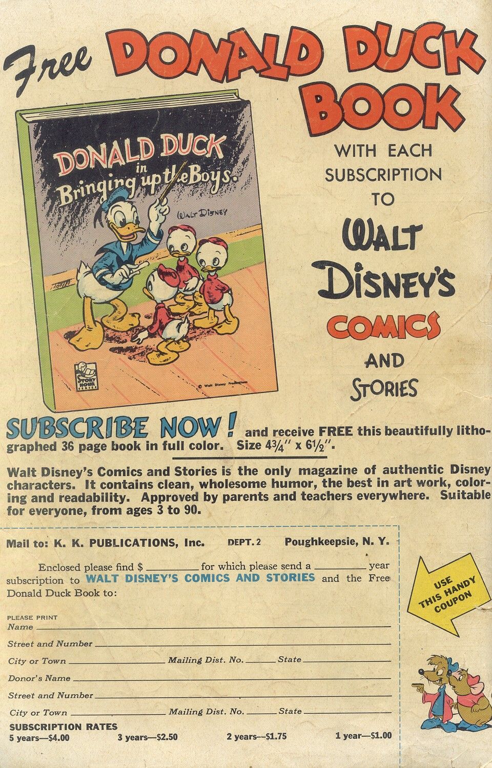 Read online Walt Disney's Comics and Stories comic -  Issue #137 - 36