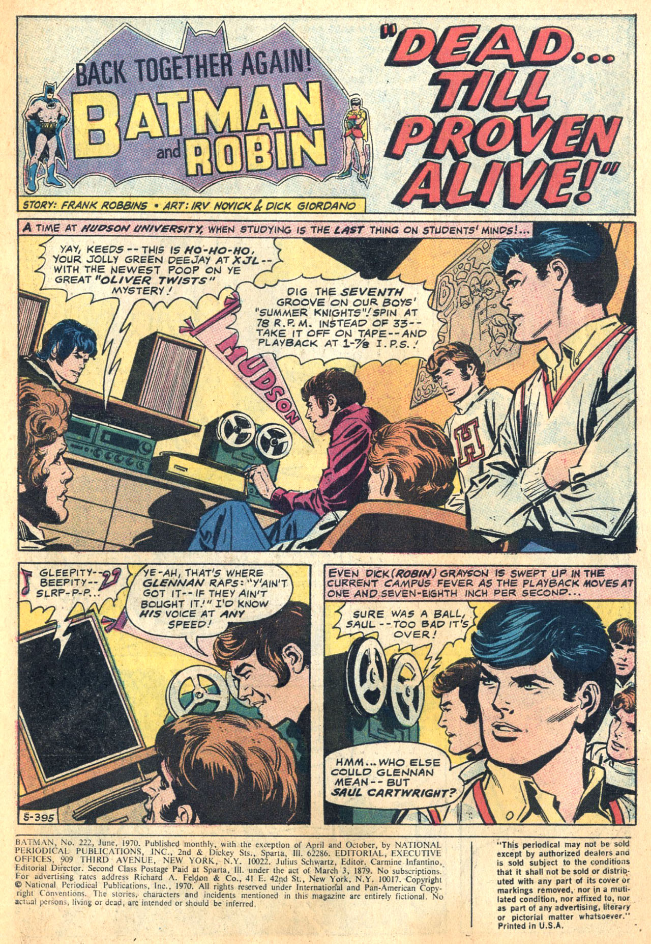 Read online Batman (1940) comic -  Issue #222 - 3