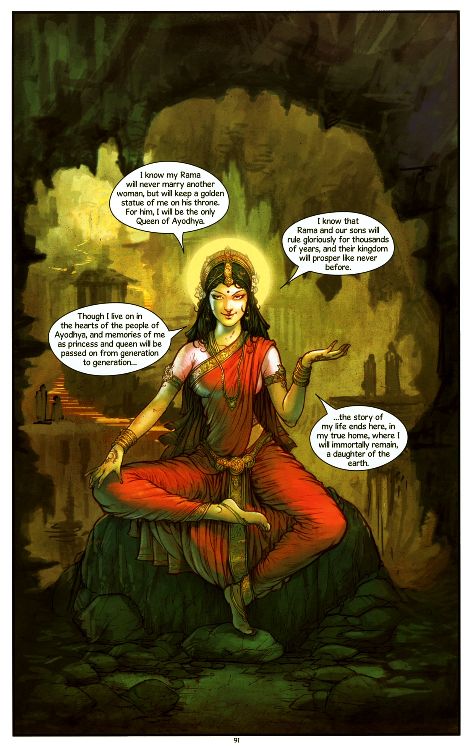 Read online Sita Daughter of the Earth comic -  Issue # TPB - 95