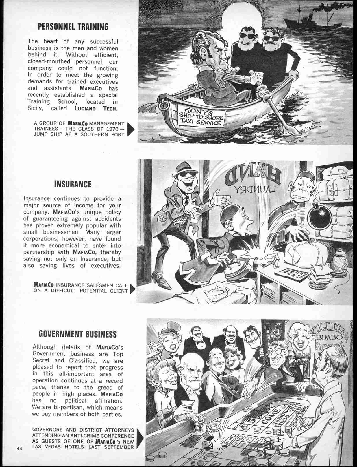 Read online MAD comic -  Issue #124 - 46