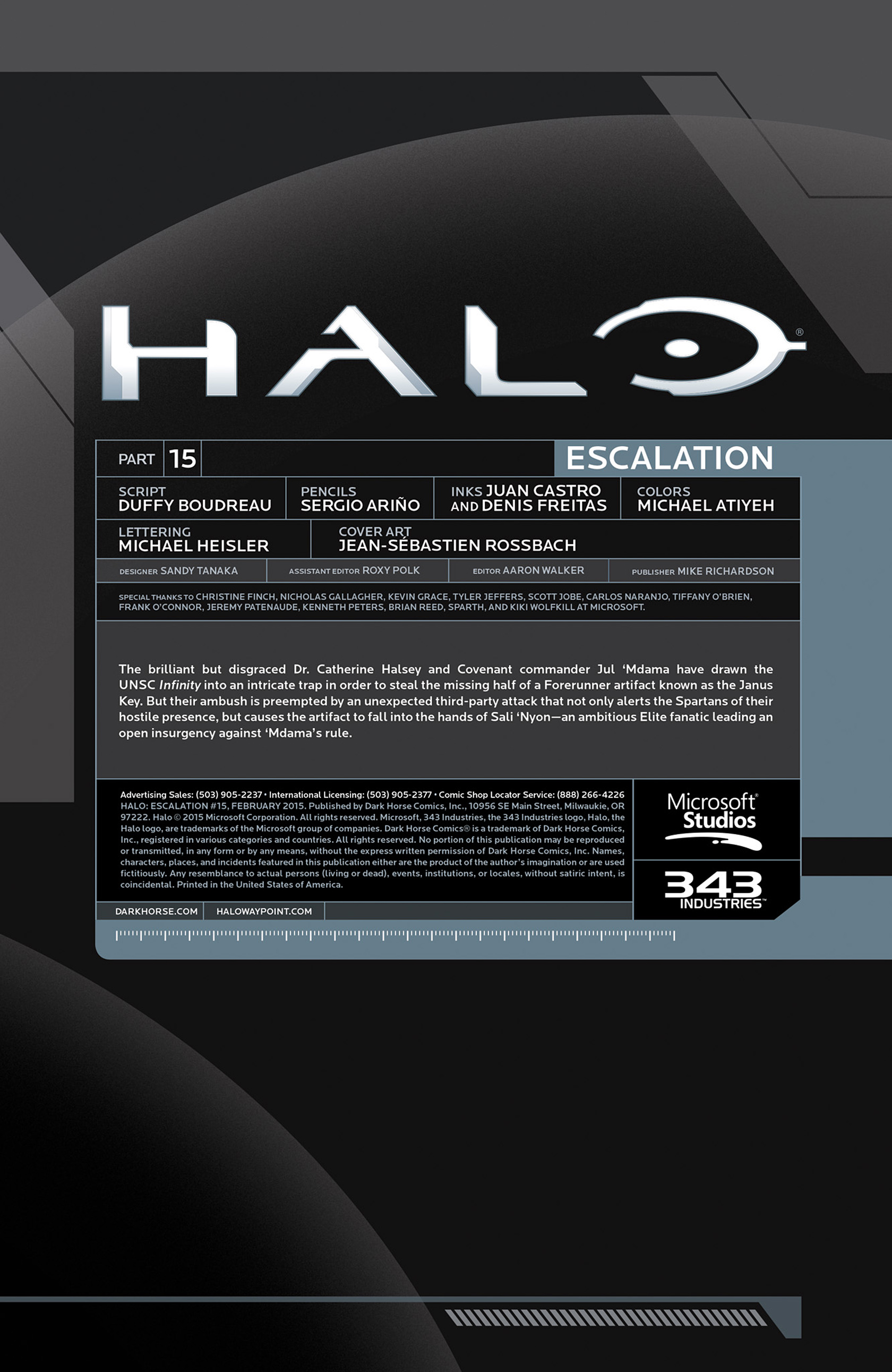 Read online Halo: Escalation comic -  Issue #15 - 2