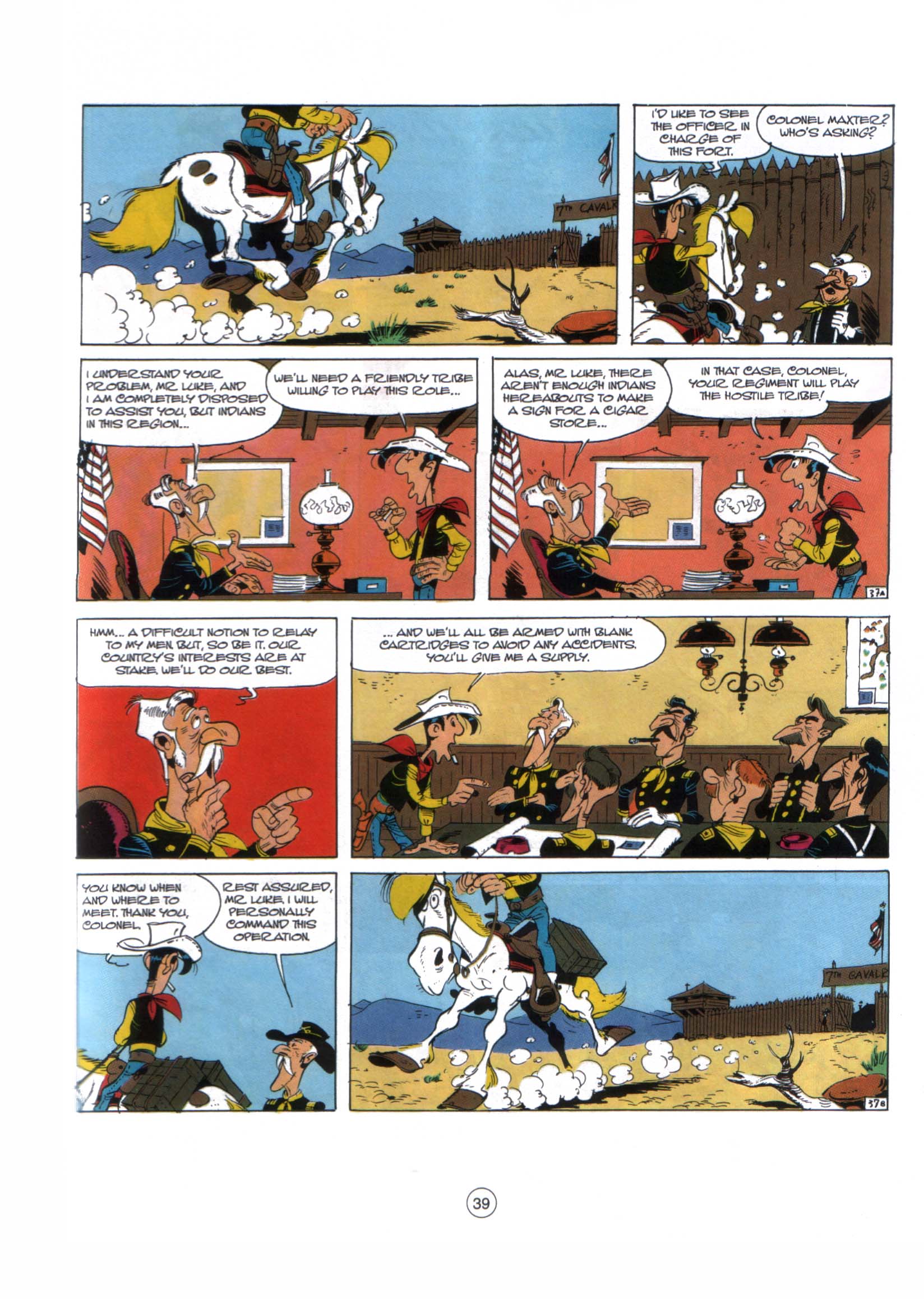 Read online A Lucky Luke Adventure comic -  Issue #29 - 38