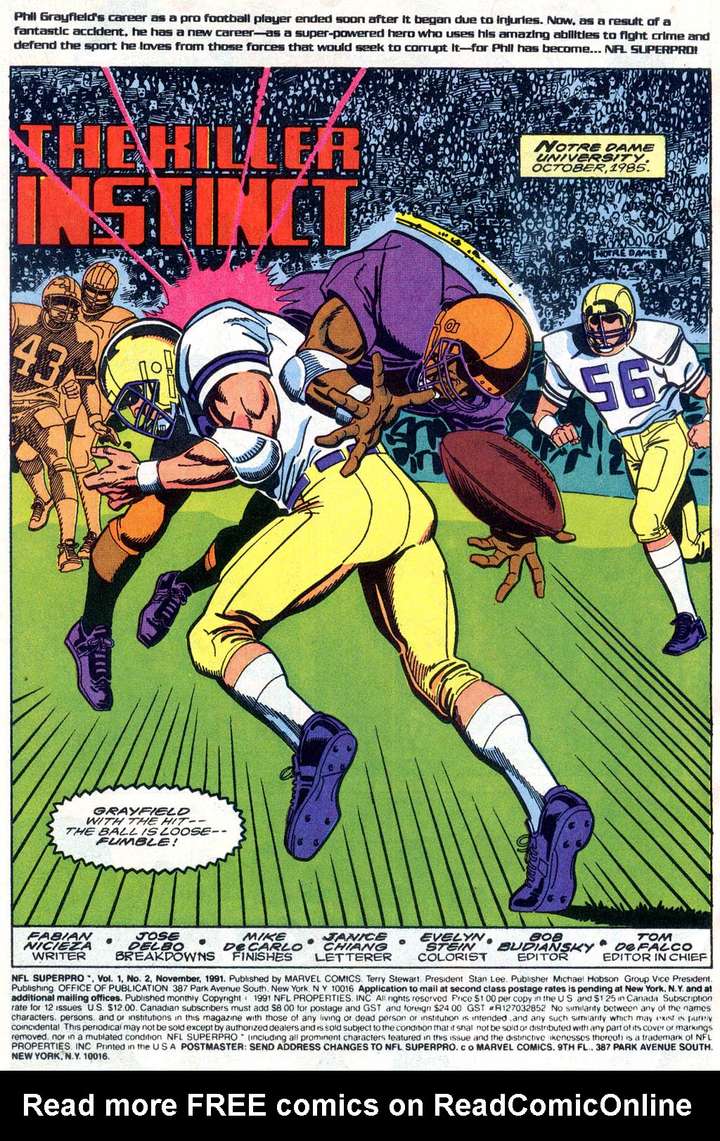 Read online NFL SuperPro comic -  Issue #2 - 2