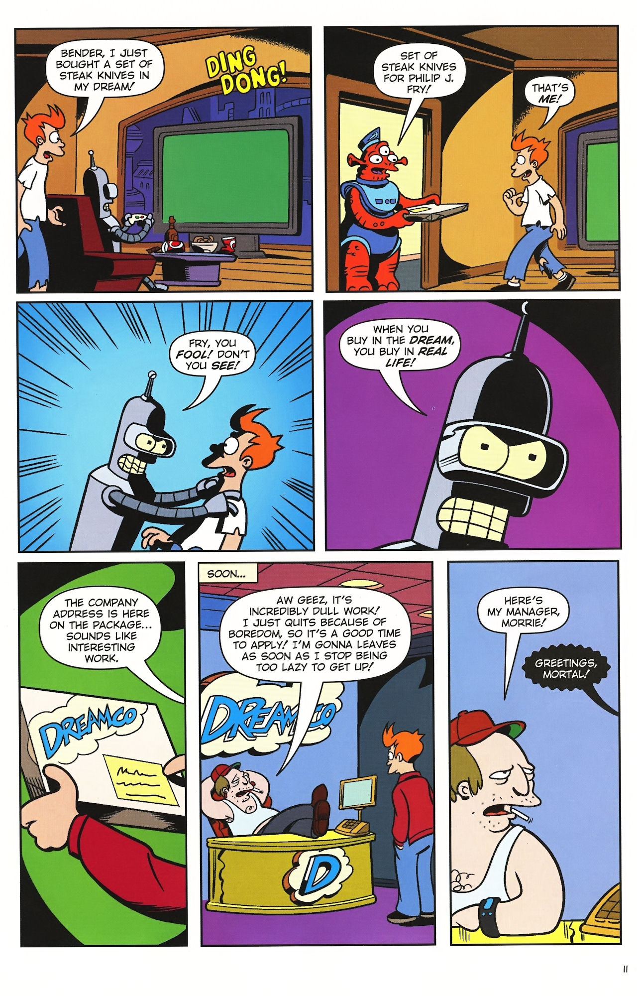 Read online Futurama Comics comic -  Issue #43 - 10