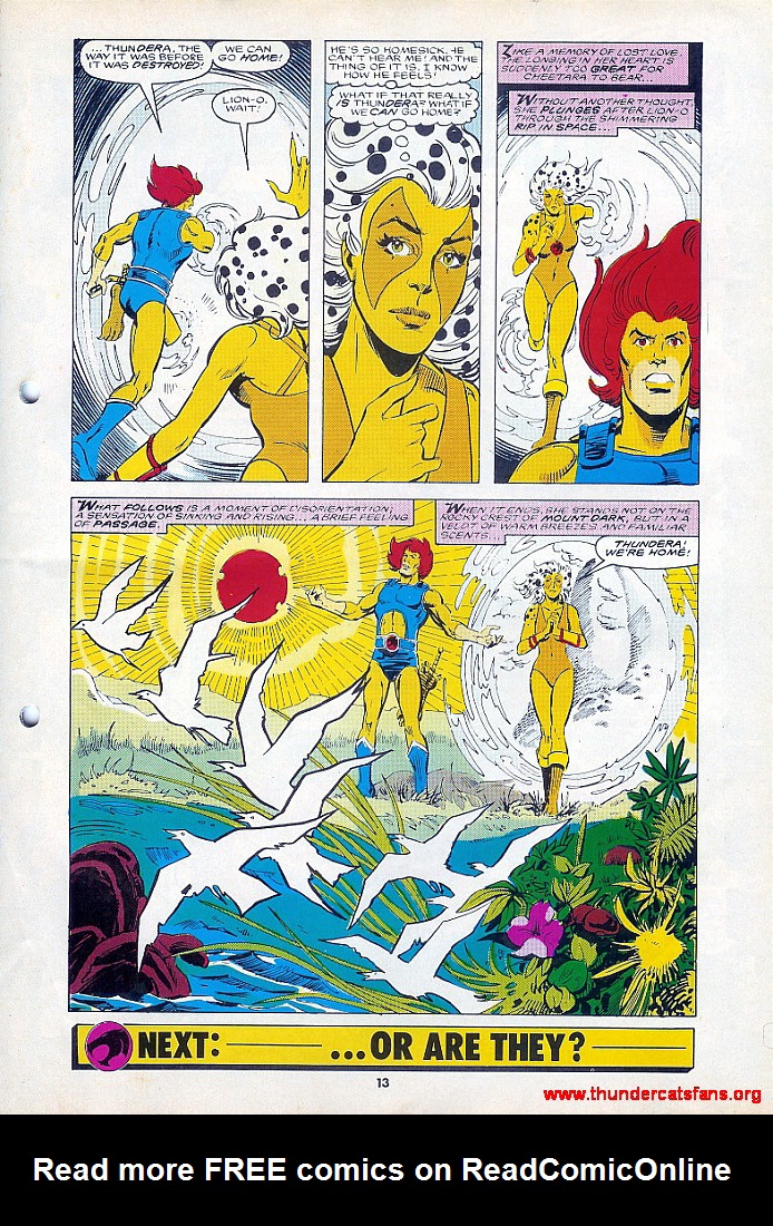 Read online ThunderCats (1987) comic -  Issue #13 - 13