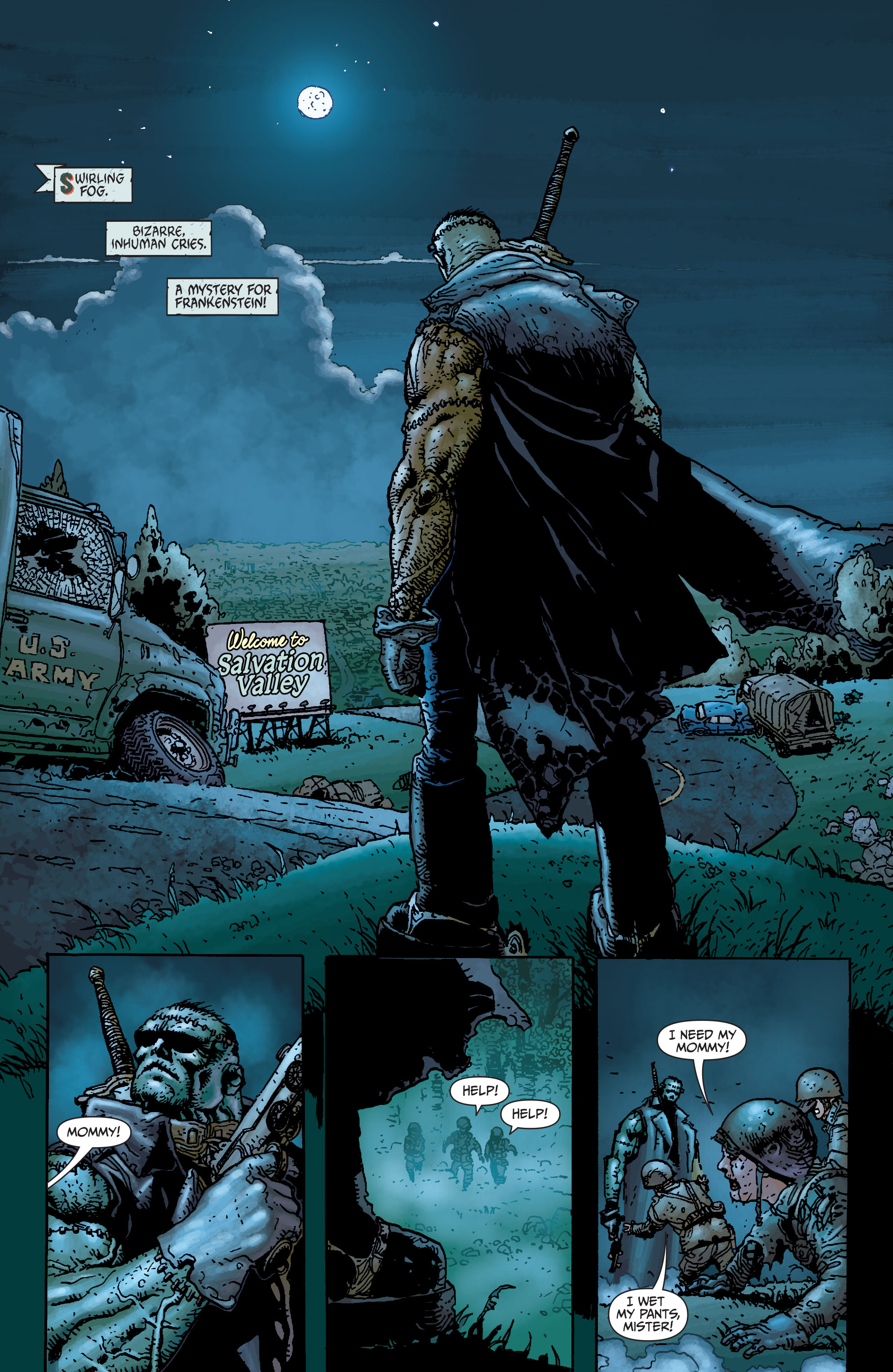 Read online Seven Soldiers: Frankenstein comic -  Issue #3 - 4