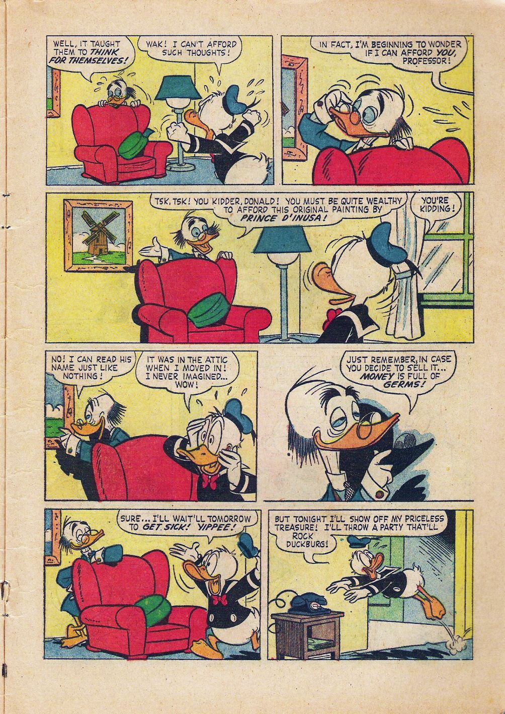 Read online Walt Disney's Ludwig Von Drake comic -  Issue #1 - 9