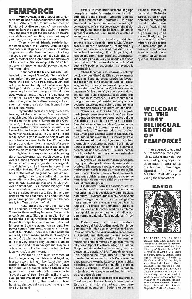 Femforce Issue #98 #98 - English 2